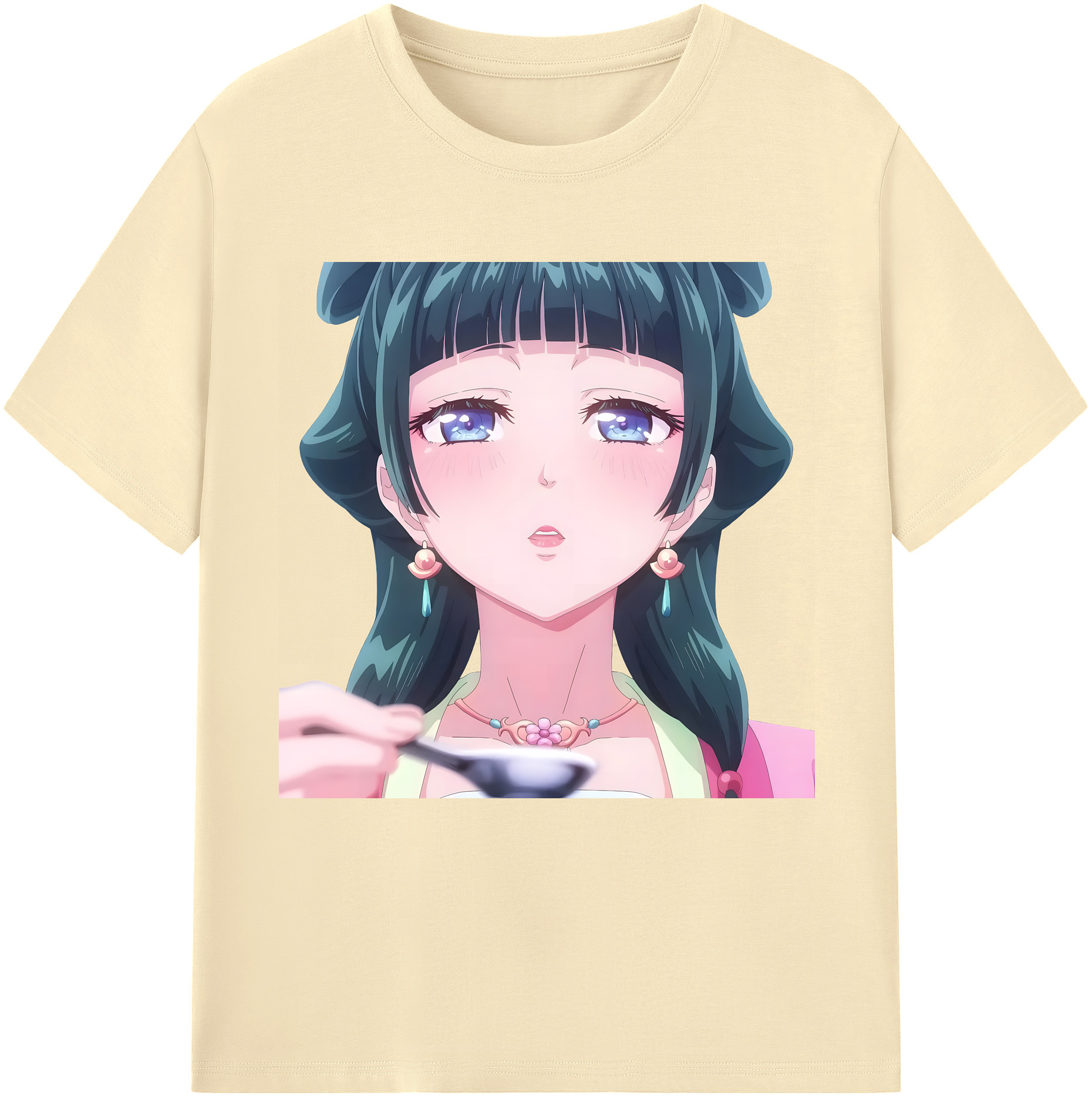 （画像用） 薬屋のひとりごと The Apothecary Diaries 綿100％半袖Tシャツ（フロントプリント）