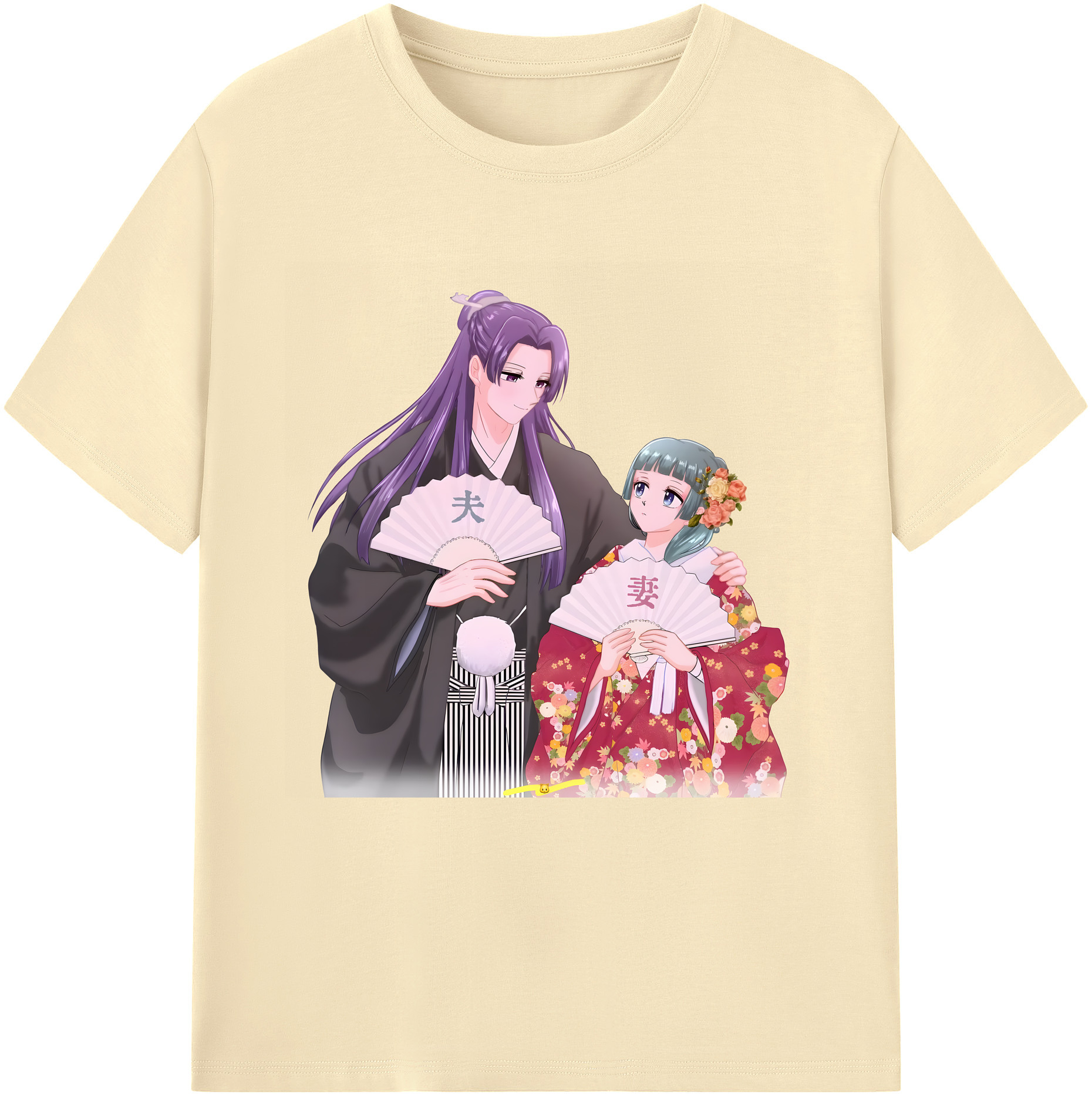 （画像用） 薬屋のひとりごと The Apothecary Diaries 綿100％半袖Tシャツ（フロントプリント）
