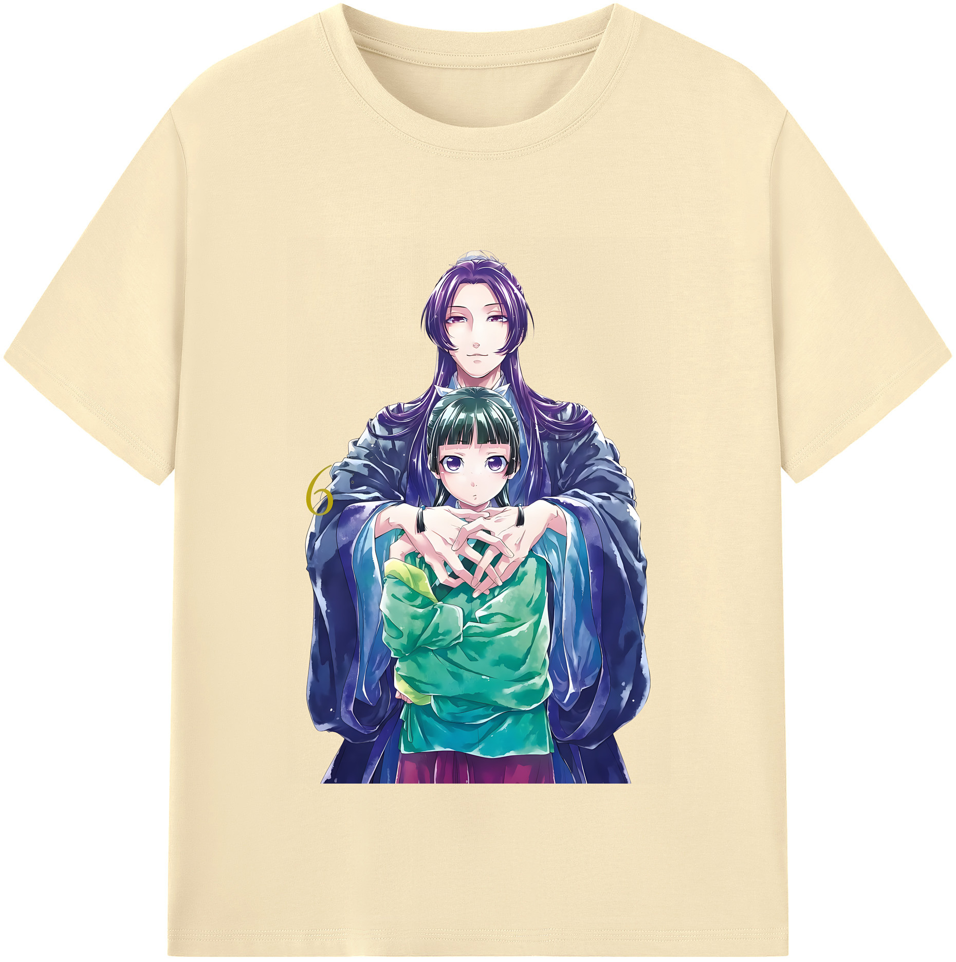 （画像用） 薬屋のひとりごと The Apothecary Diaries 綿100％半袖Tシャツ（フロントプリント）