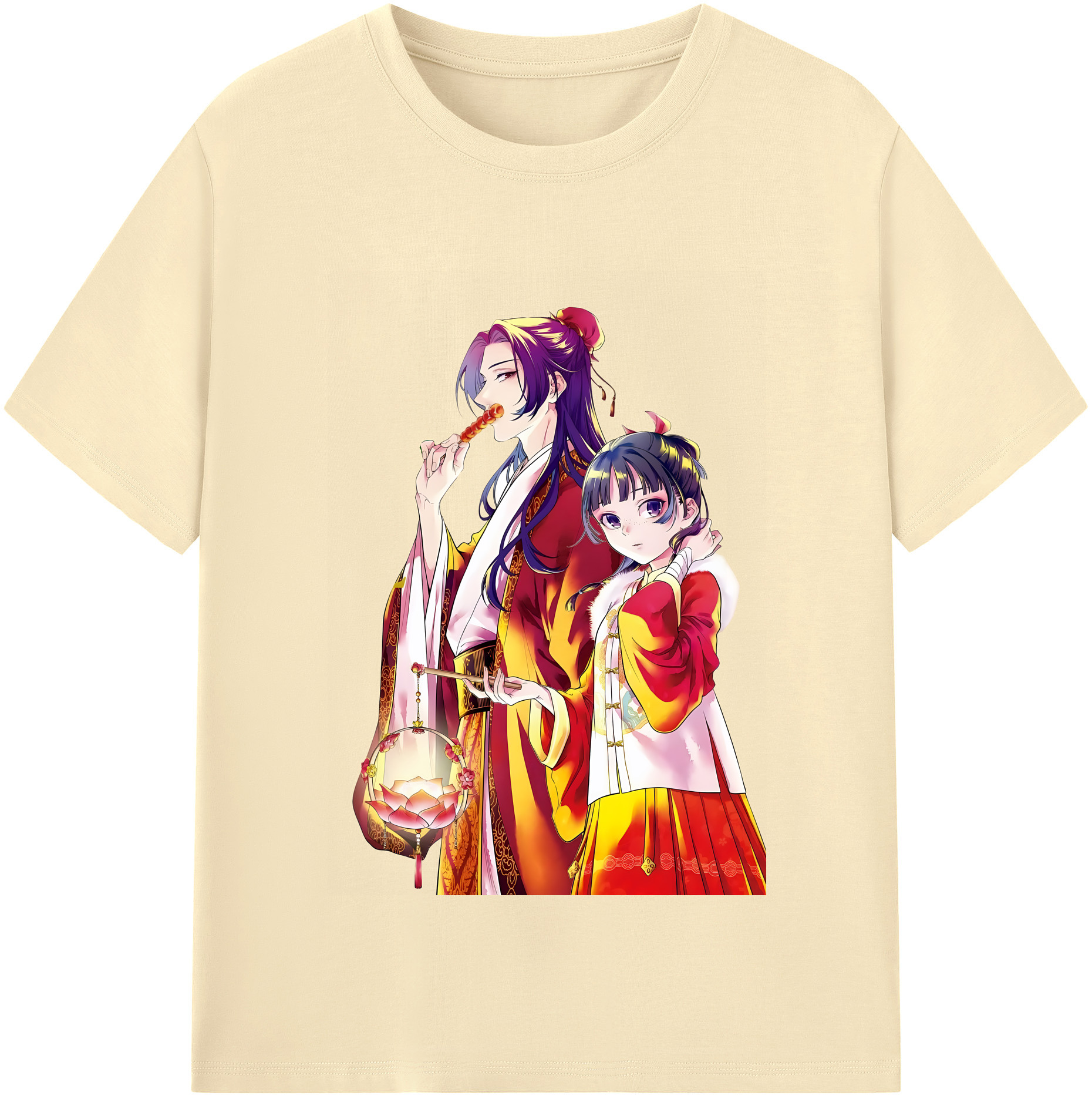 （画像用） 薬屋のひとりごと The Apothecary Diaries 綿100％半袖Tシャツ（フロントプリント）