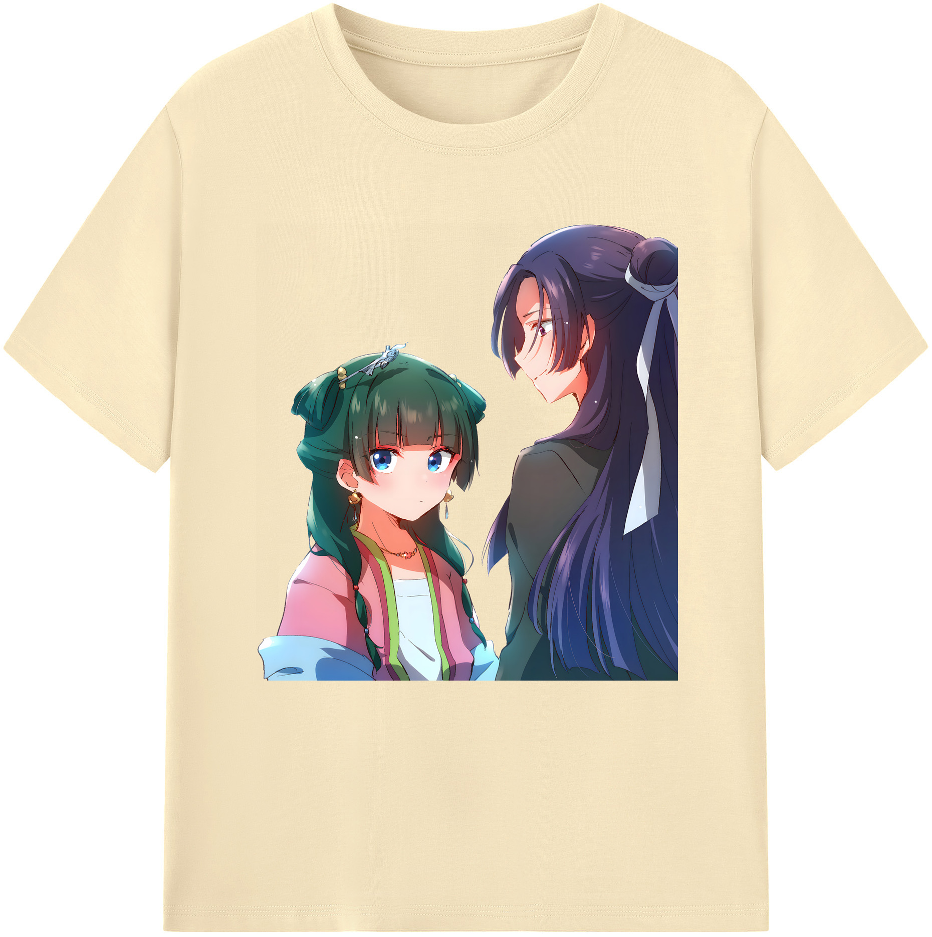 （画像用） 薬屋のひとりごと The Apothecary Diaries 綿100％半袖Tシャツ（フロントプリント）