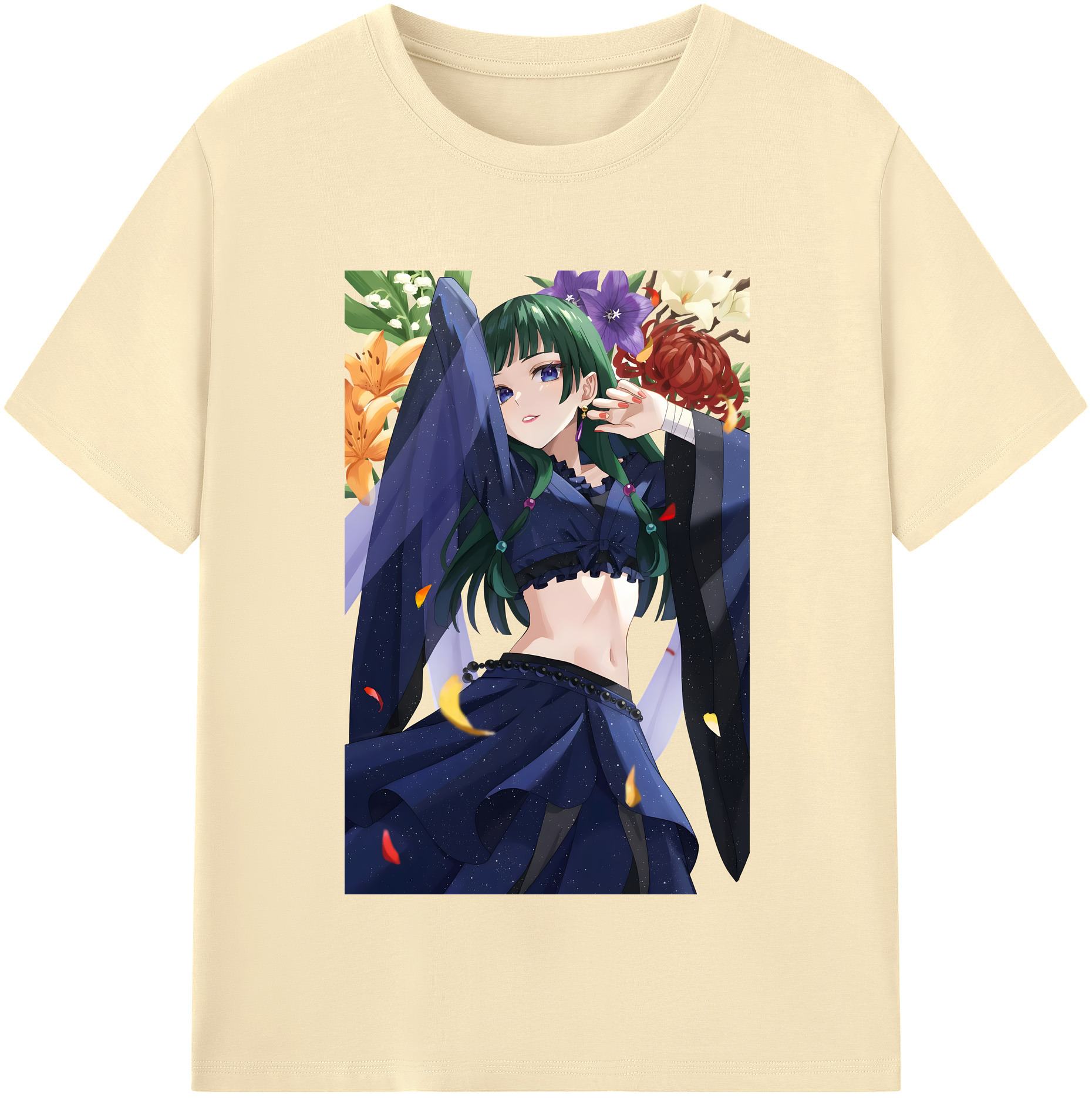 （画像用） 薬屋のひとりごと The Apothecary Diaries 綿100％半袖Tシャツ（フロントプリント）