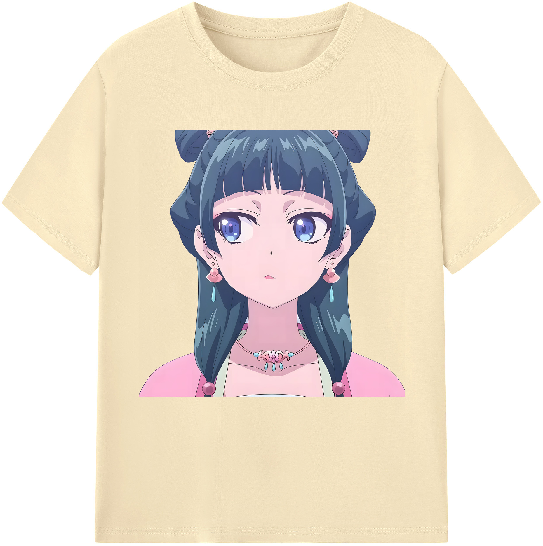 （画像用） 薬屋のひとりごと The Apothecary Diaries 綿100％半袖Tシャツ（フロントプリント）