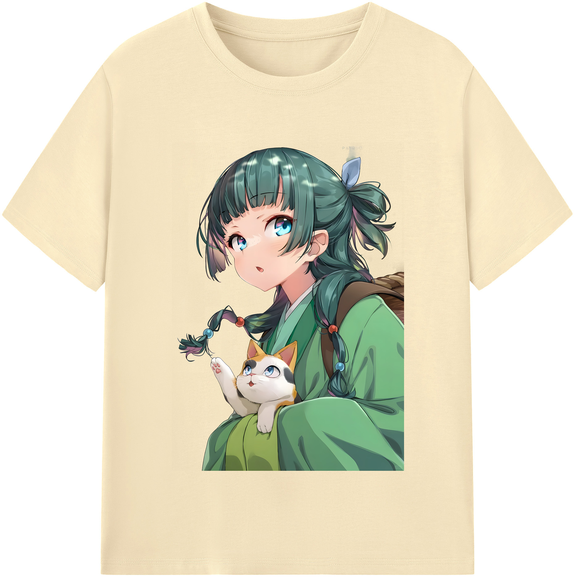 （画像用） 薬屋のひとりごと The Apothecary Diaries 綿100％半袖Tシャツ（フロントプリント）