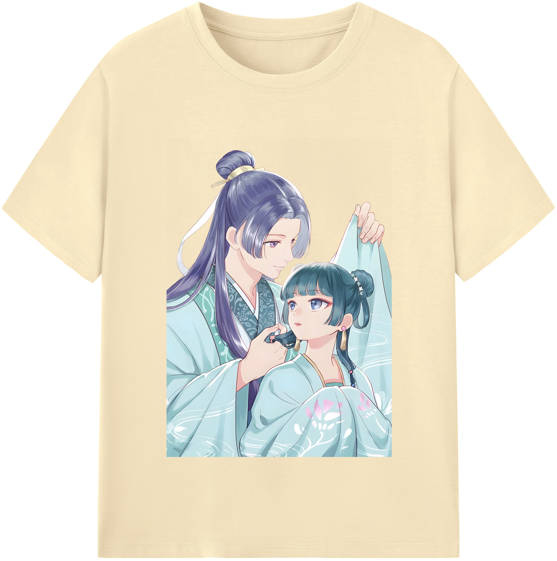 （画像用） 薬屋のひとりごと The Apothecary Diaries 綿100％半袖Tシャツ（フロントプリント）