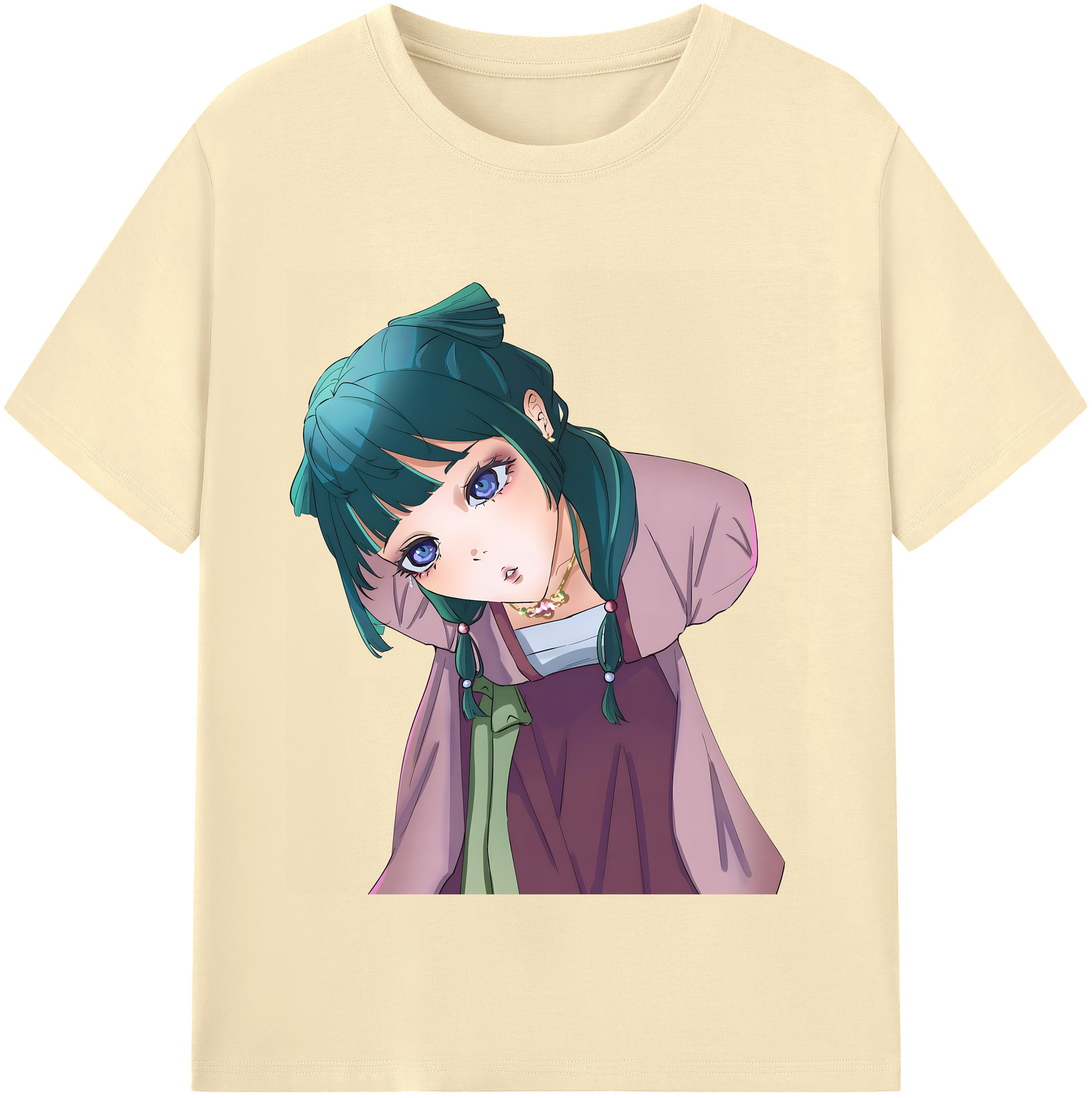 （画像用） 薬屋のひとりごと The Apothecary Diaries 綿100％半袖Tシャツ（フロントプリント）