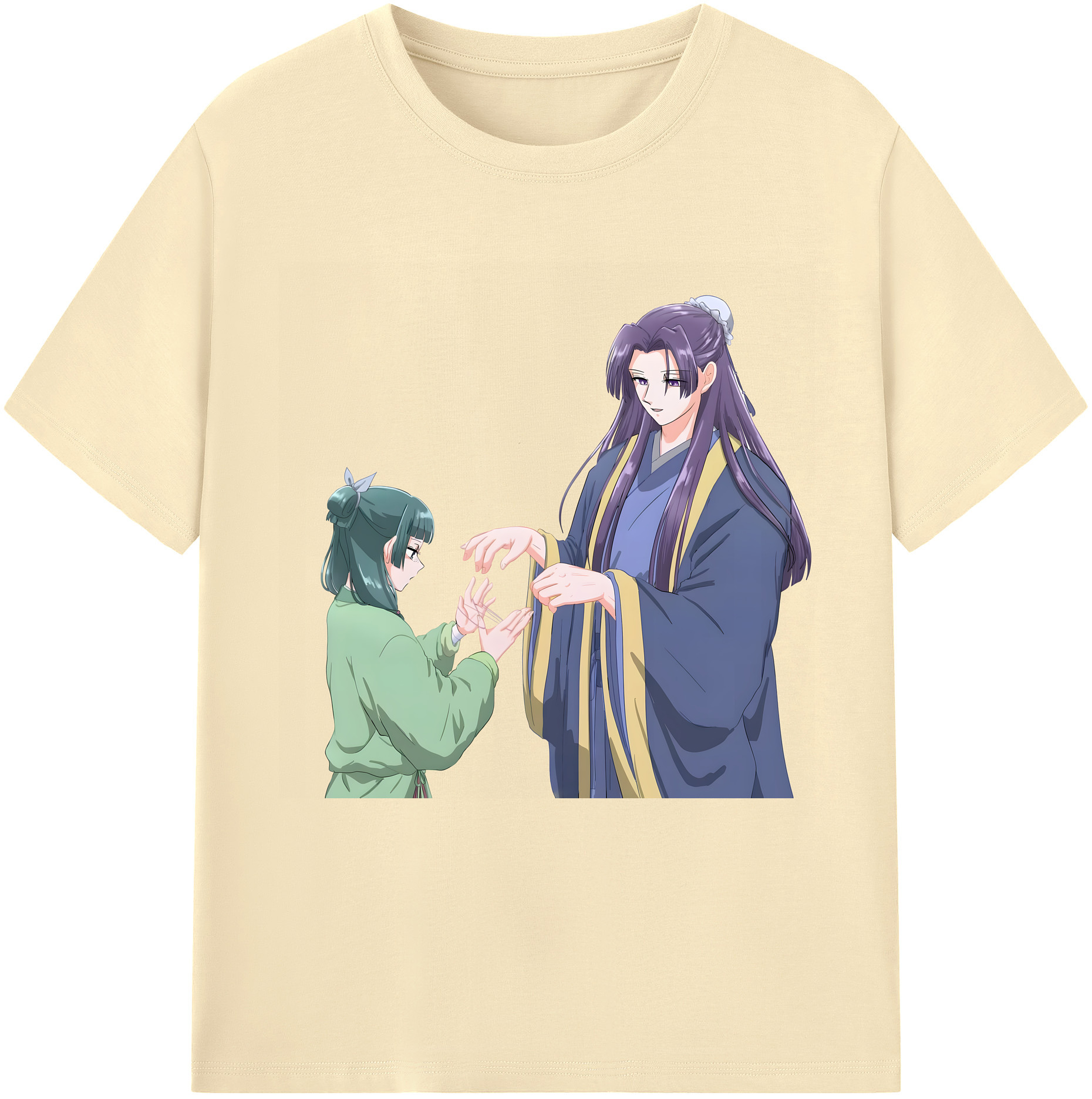 （画像用） 薬屋のひとりごと The Apothecary Diaries 綿100％半袖Tシャツ（フロントプリント）