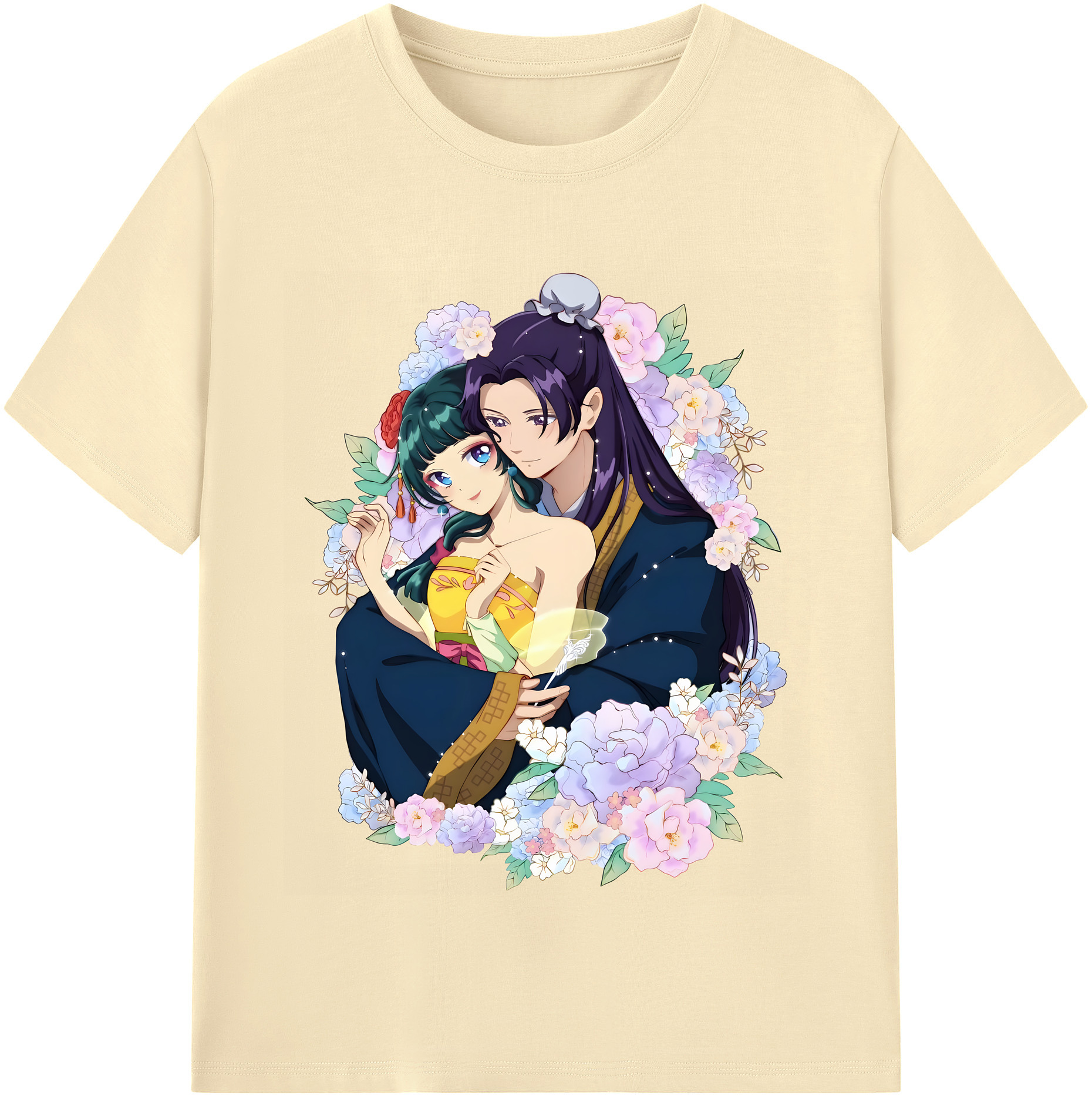 （画像用） 薬屋のひとりごと The Apothecary Diaries 綿100％半袖Tシャツ（フロントプリント）