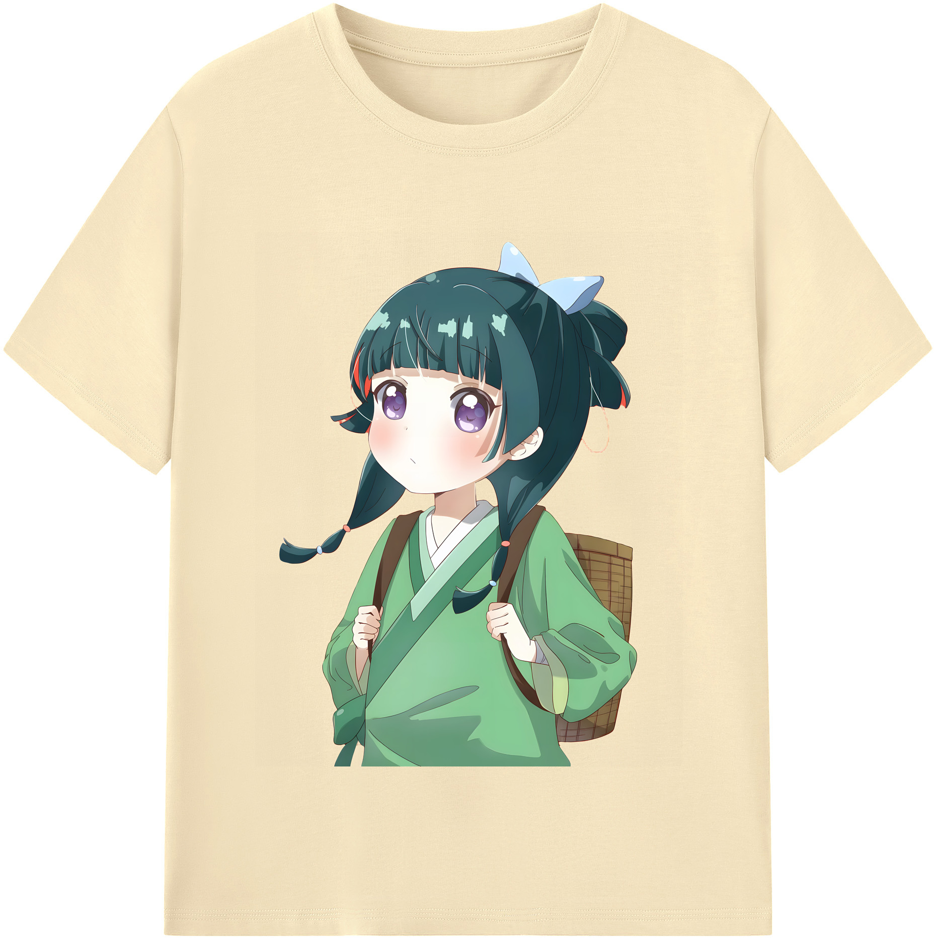 （画像用） 薬屋のひとりごと The Apothecary Diaries 綿100％半袖Tシャツ（フロントプリント）