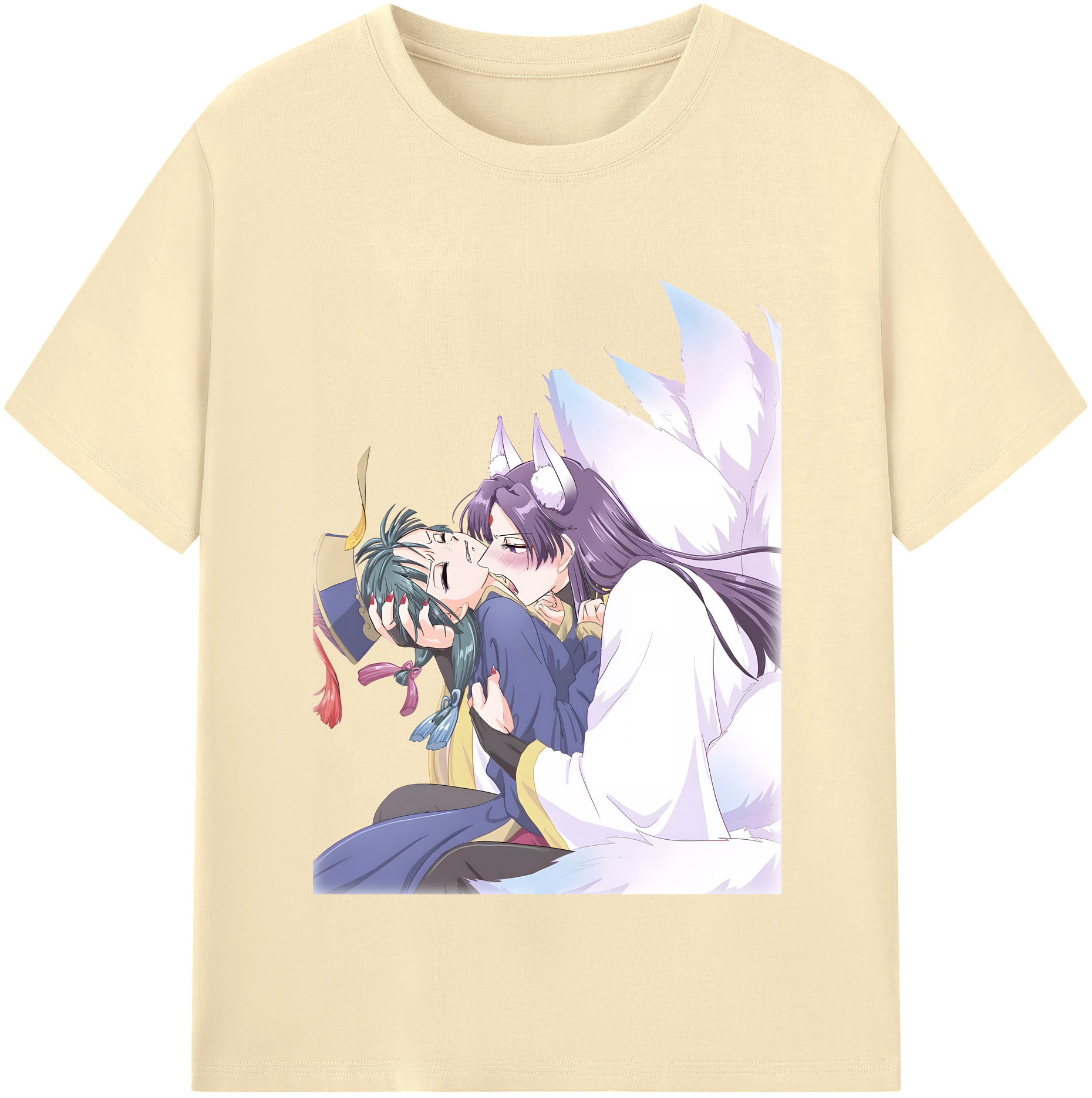 （画像用） 薬屋のひとりごと The Apothecary Diaries 綿100％半袖Tシャツ（フロントプリント）