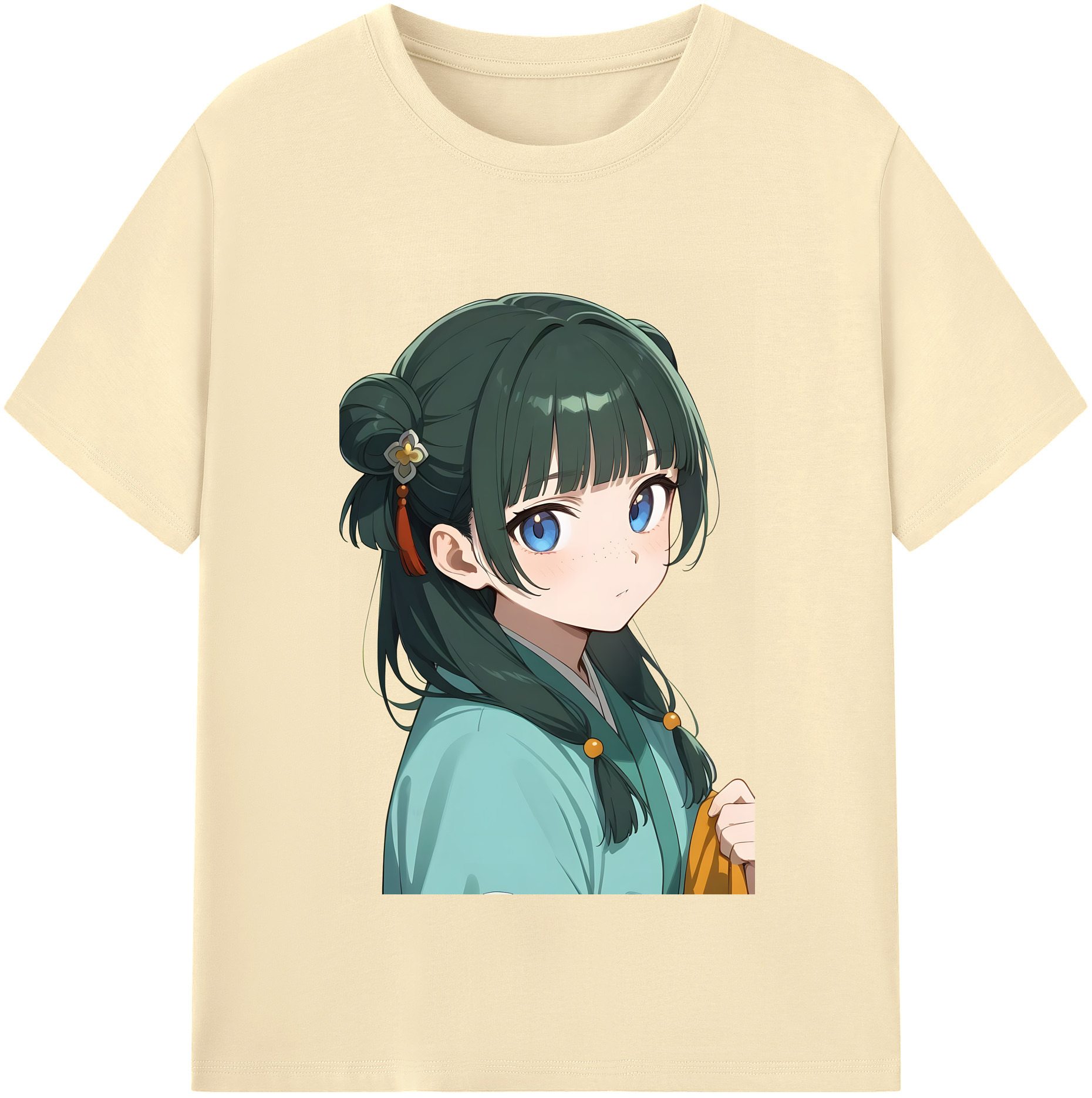 （画像用） 薬屋のひとりごと The Apothecary Diaries 綿100％半袖Tシャツ（フロントプリント）