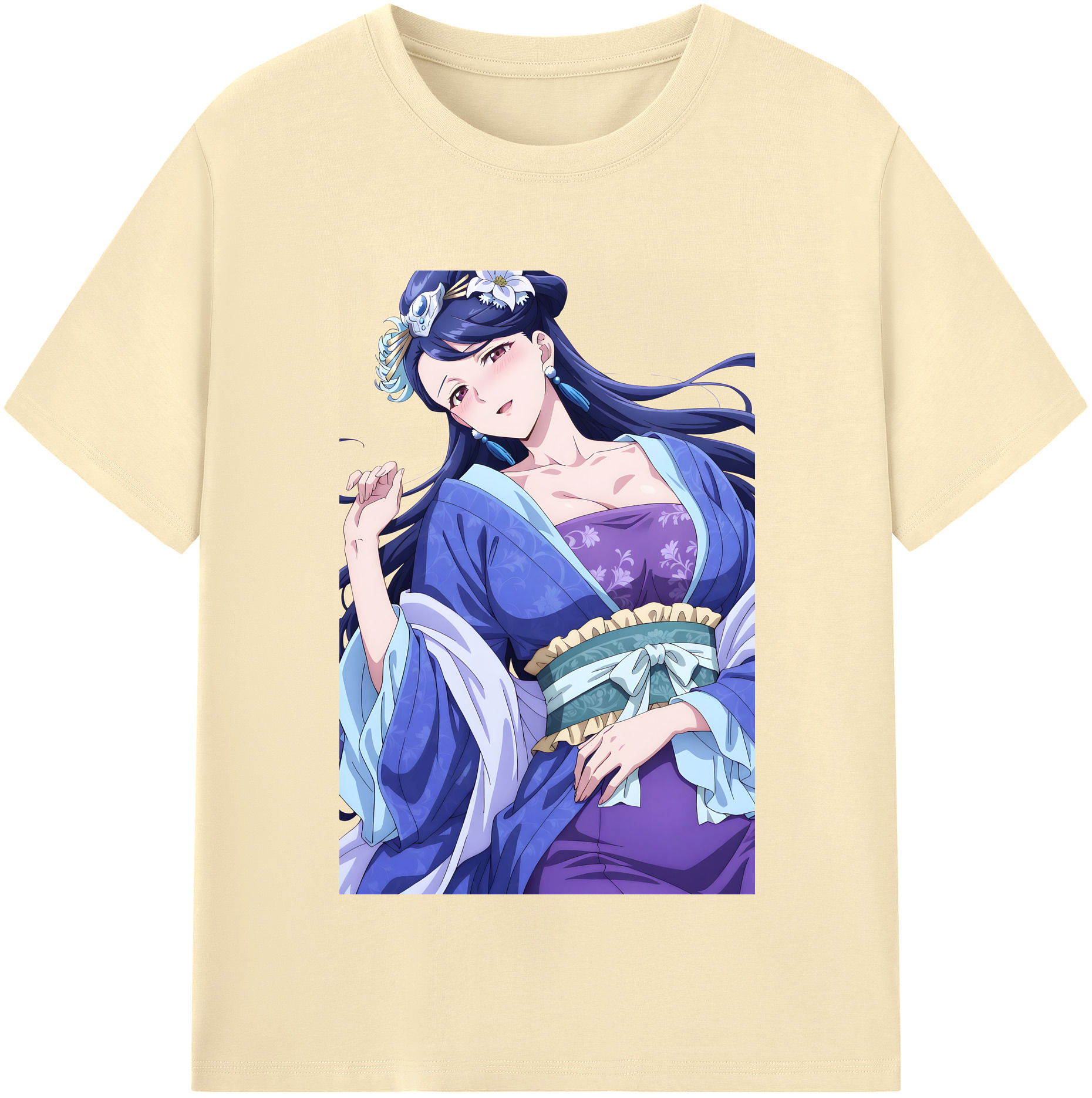 （画像用） 薬屋のひとりごと The Apothecary Diaries 綿100％半袖Tシャツ（フロントプリント）