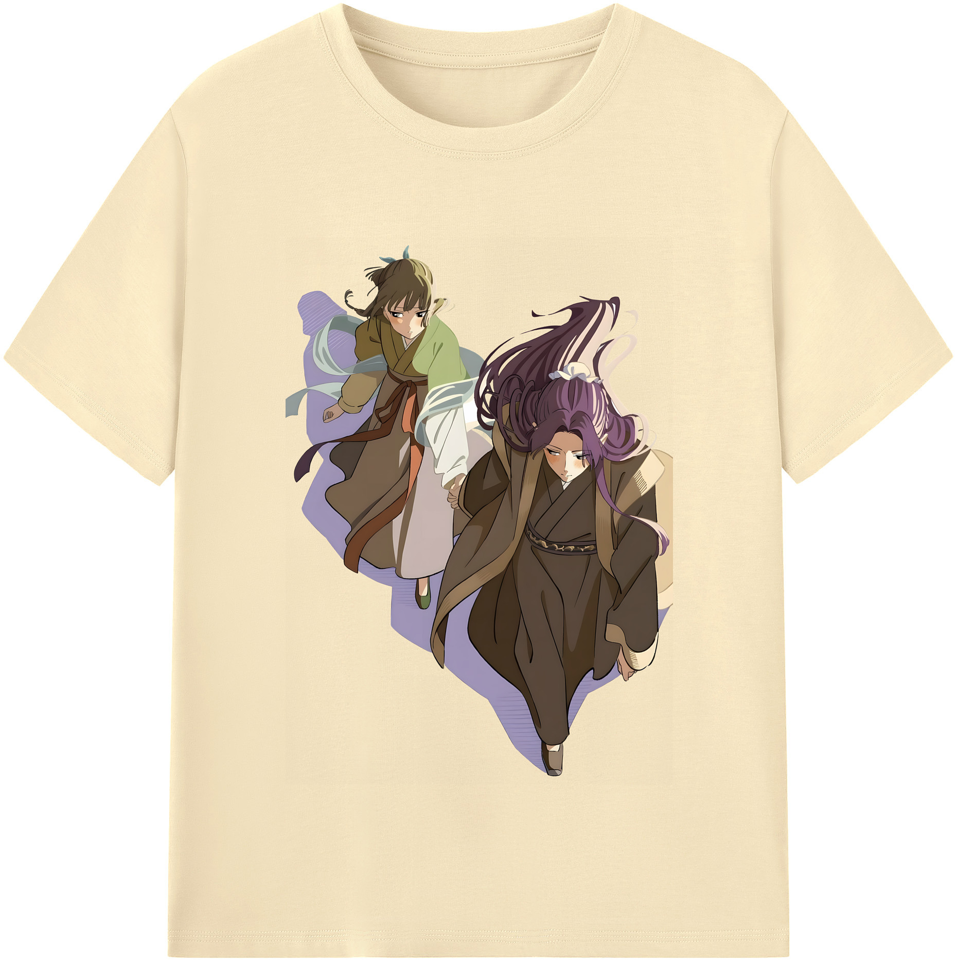 （画像用） 薬屋のひとりごと The Apothecary Diaries 綿100％半袖Tシャツ（フロントプリント）