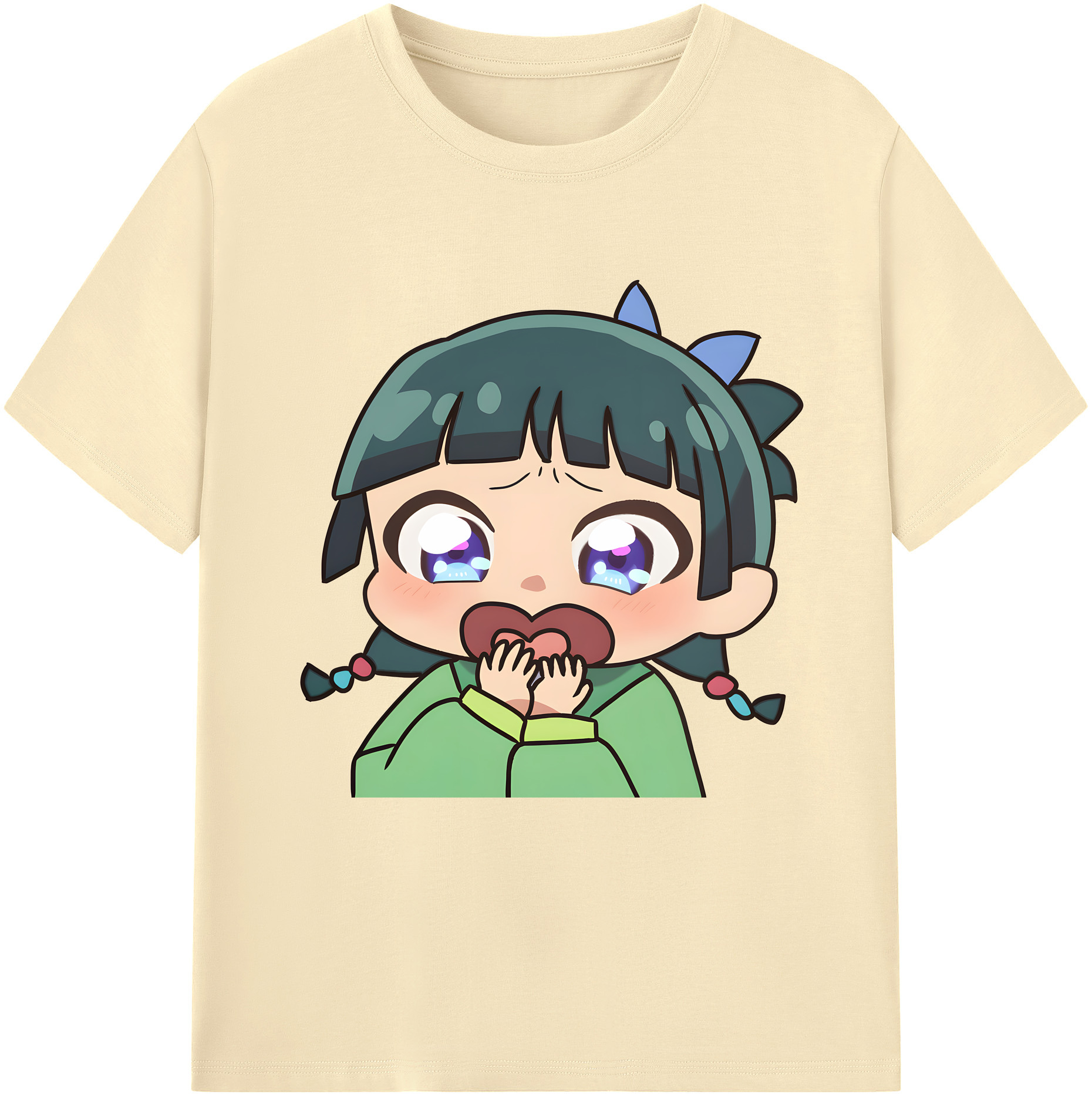（画像用） 薬屋のひとりごと The Apothecary Diaries 綿100％半袖Tシャツ（フロントプリント）