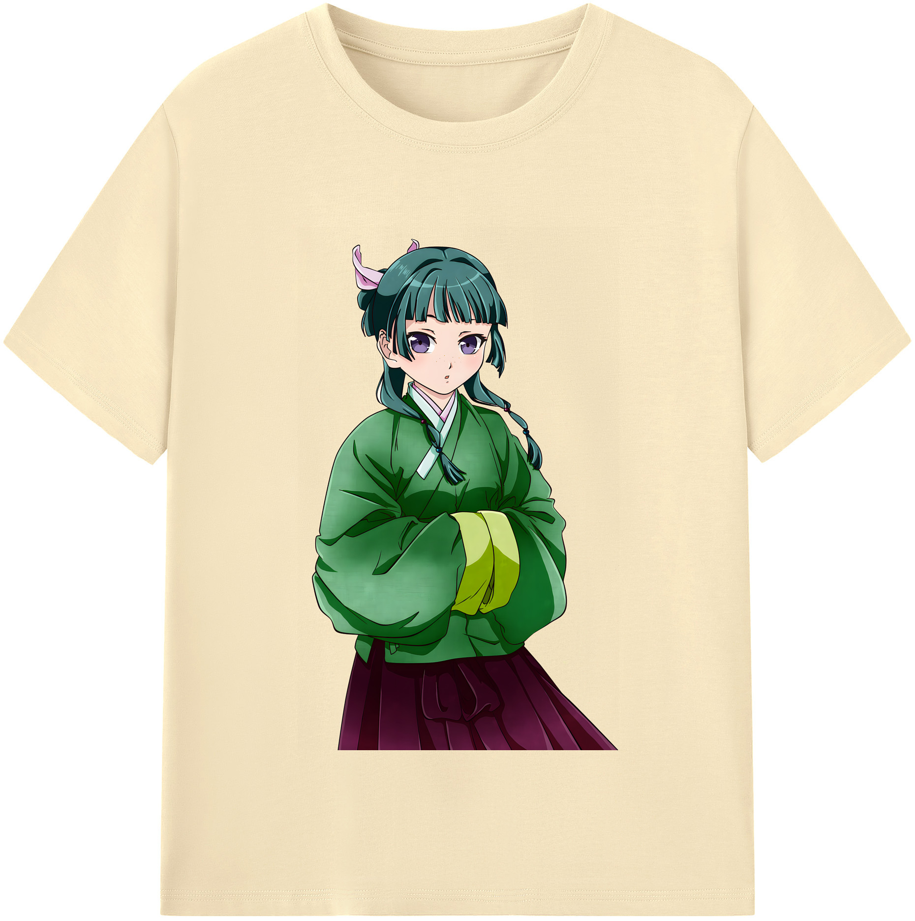 （画像用） 薬屋のひとりごと The Apothecary Diaries 綿100％半袖Tシャツ（フロントプリント）