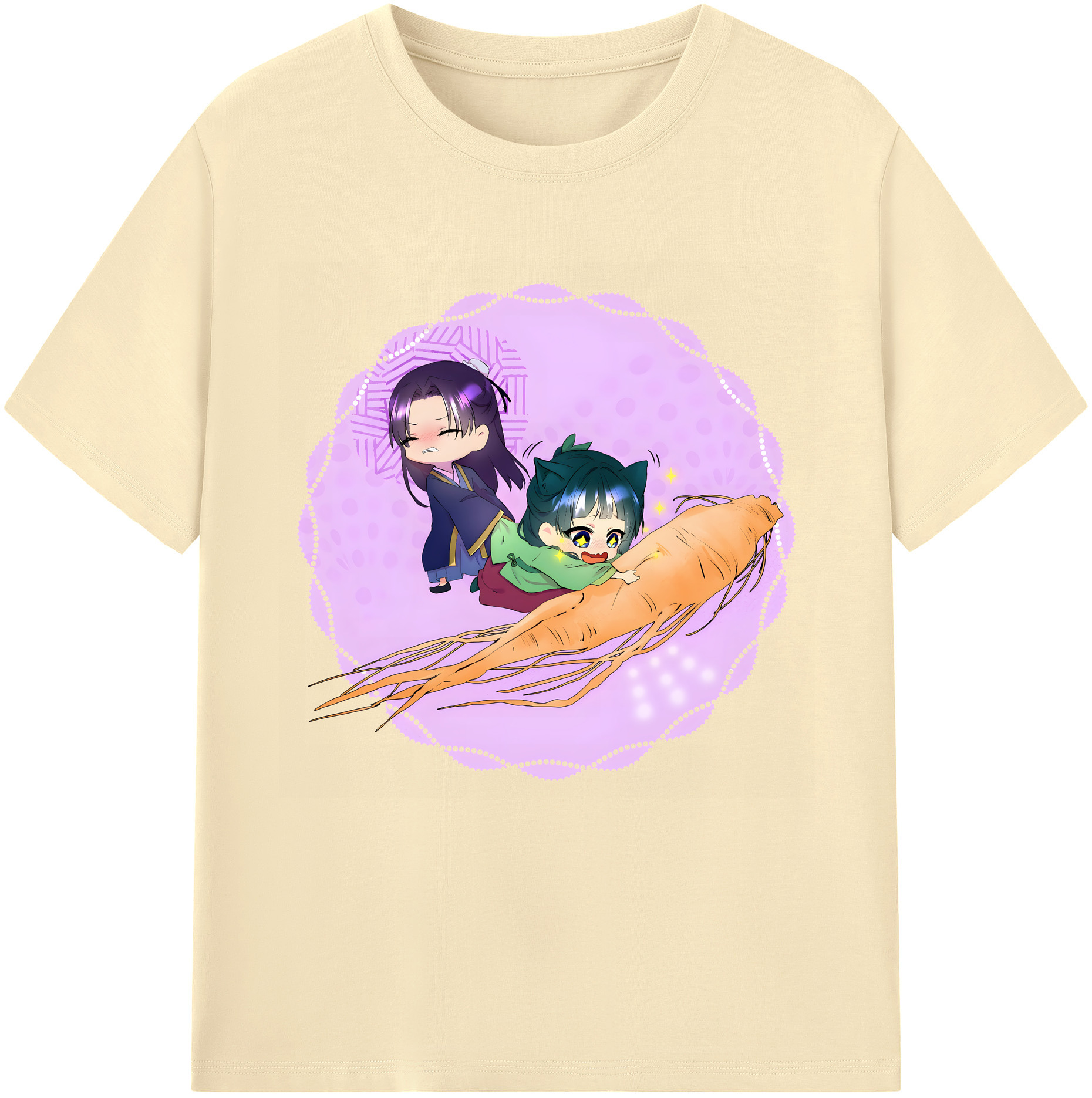 （画像用） 薬屋のひとりごと The Apothecary Diaries 綿100％半袖Tシャツ（フロントプリント）
