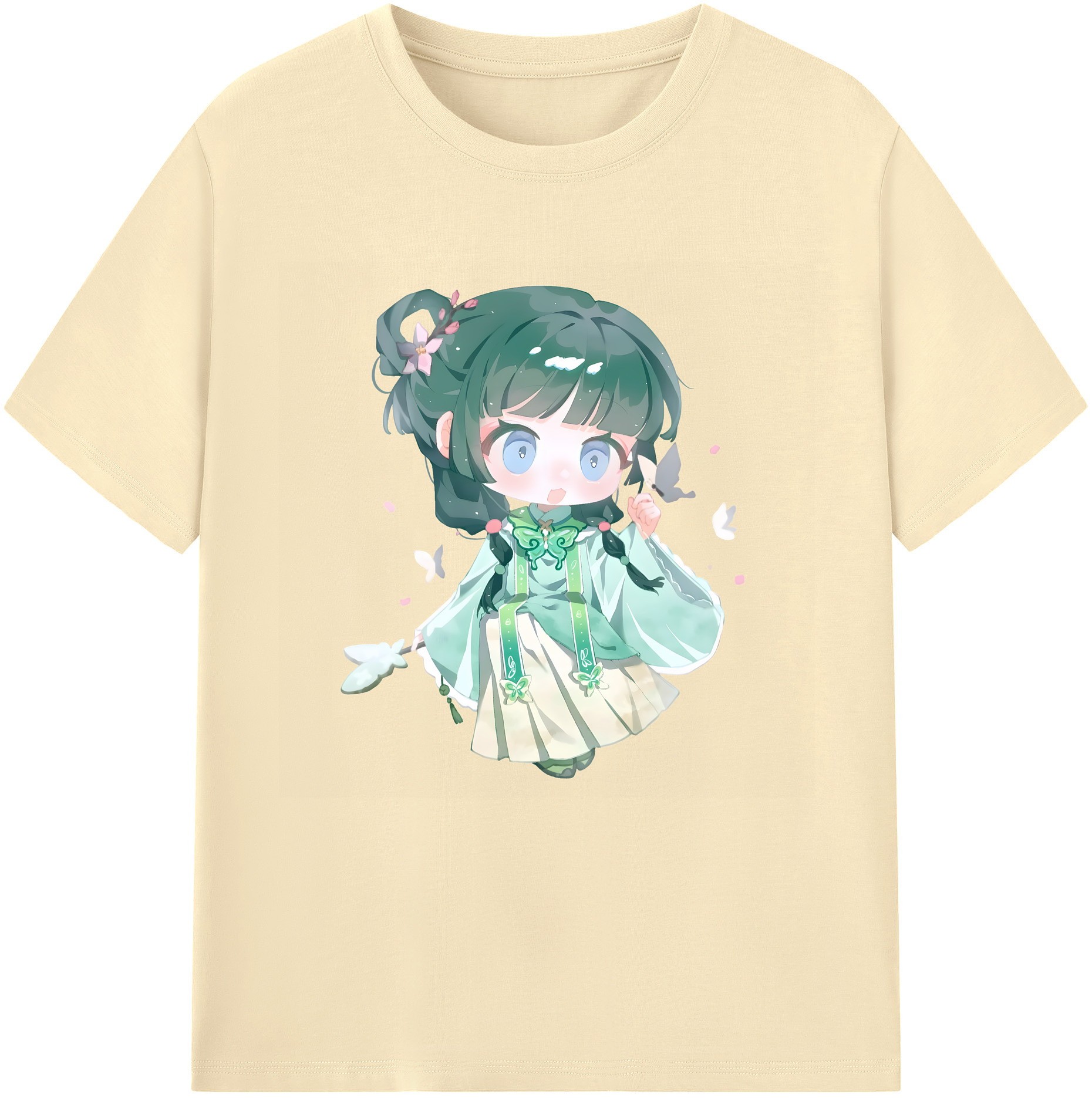 （画像用） 薬屋のひとりごと The Apothecary Diaries 綿100％半袖Tシャツ（フロントプリント）