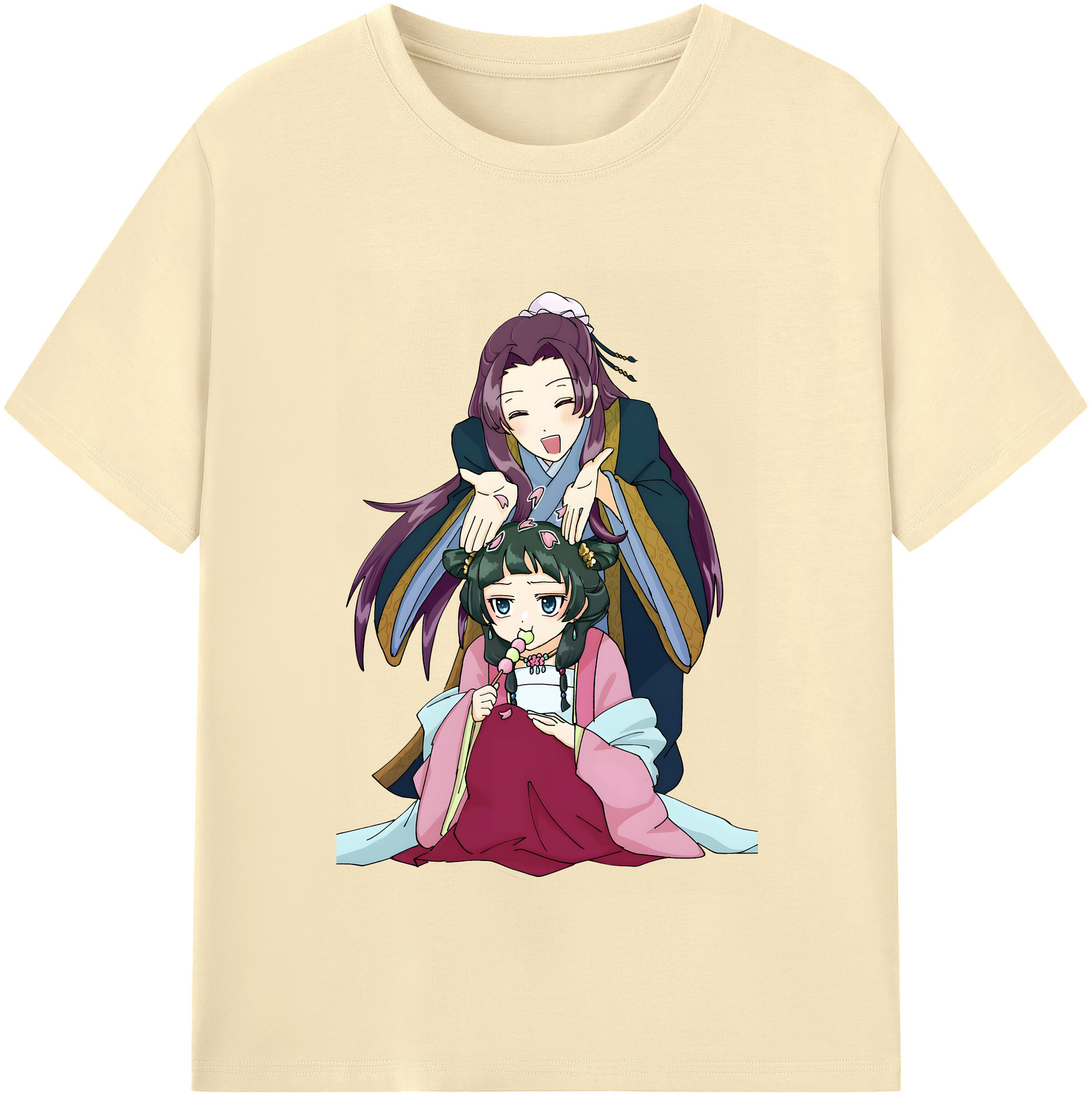 （画像用） 薬屋のひとりごと The Apothecary Diaries 綿100％半袖Tシャツ（フロントプリント）