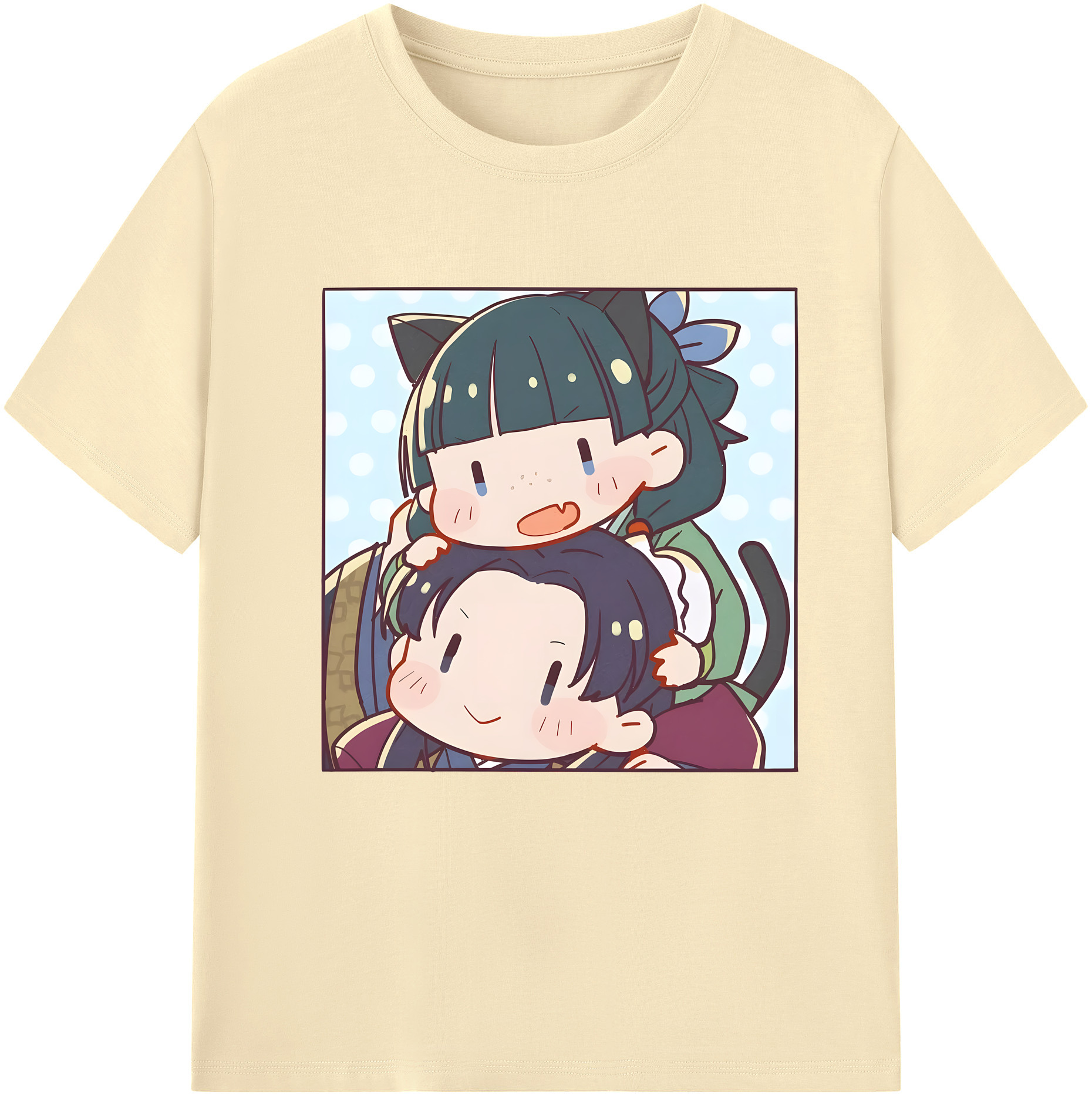 （画像用） 薬屋のひとりごと The Apothecary Diaries 綿100％半袖Tシャツ（フロントプリント）