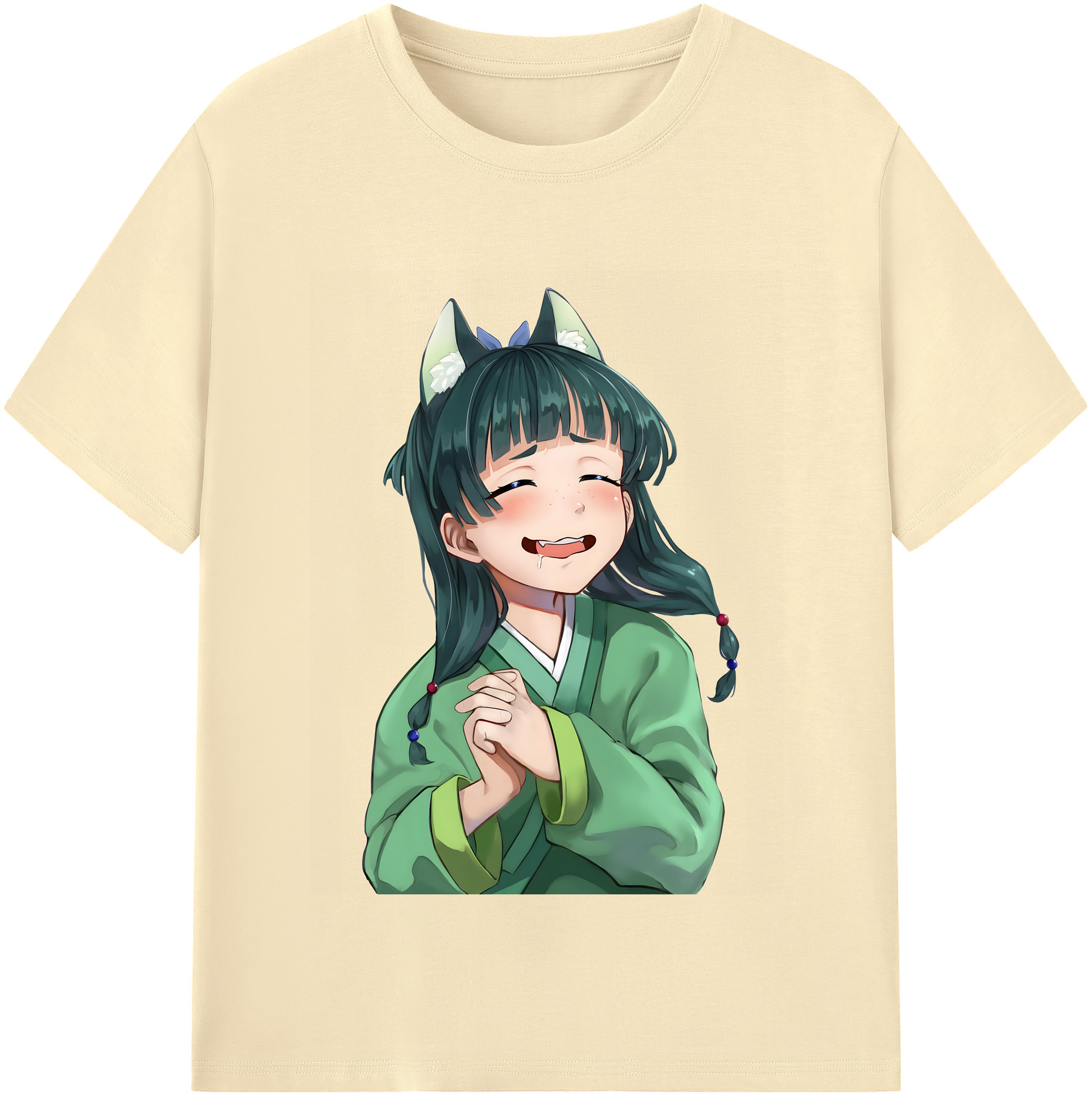 （画像用） 薬屋のひとりごと The Apothecary Diaries 綿100％半袖Tシャツ（フロントプリント）