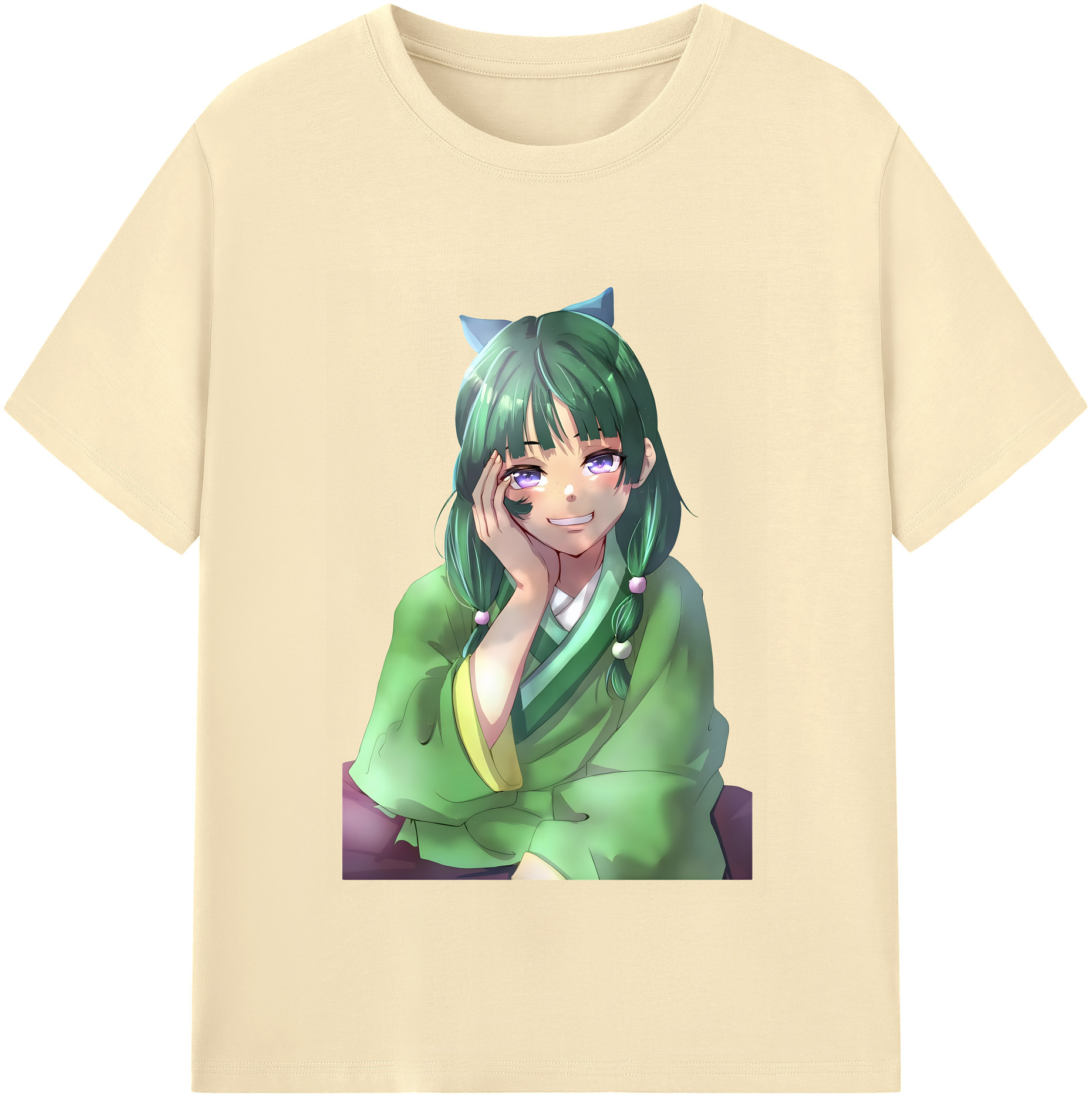 （画像用） 薬屋のひとりごと The Apothecary Diaries 綿100％半袖Tシャツ（フロントプリント）