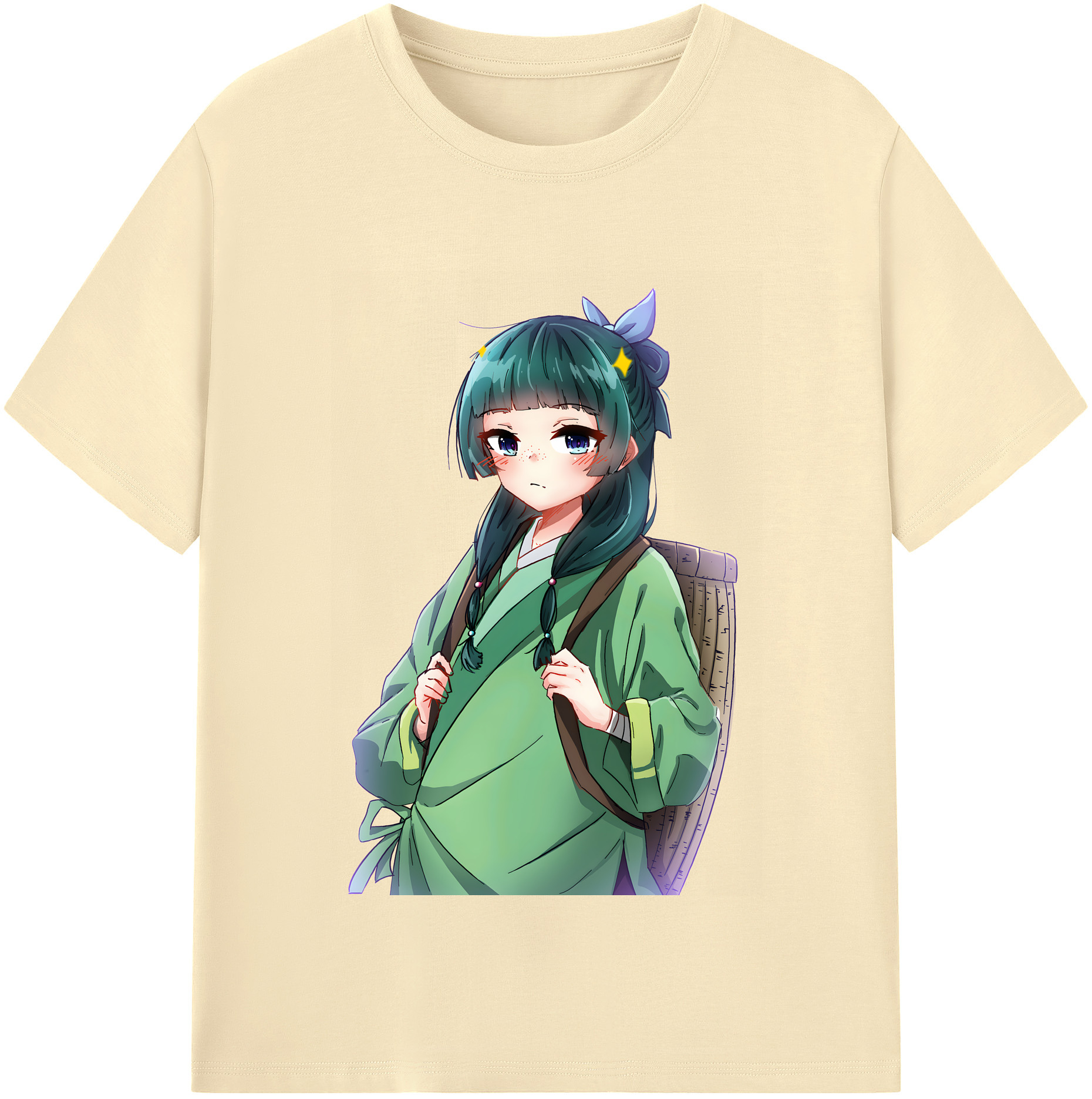 （画像用） 薬屋のひとりごと The Apothecary Diaries 綿100％半袖Tシャツ（フロントプリント）