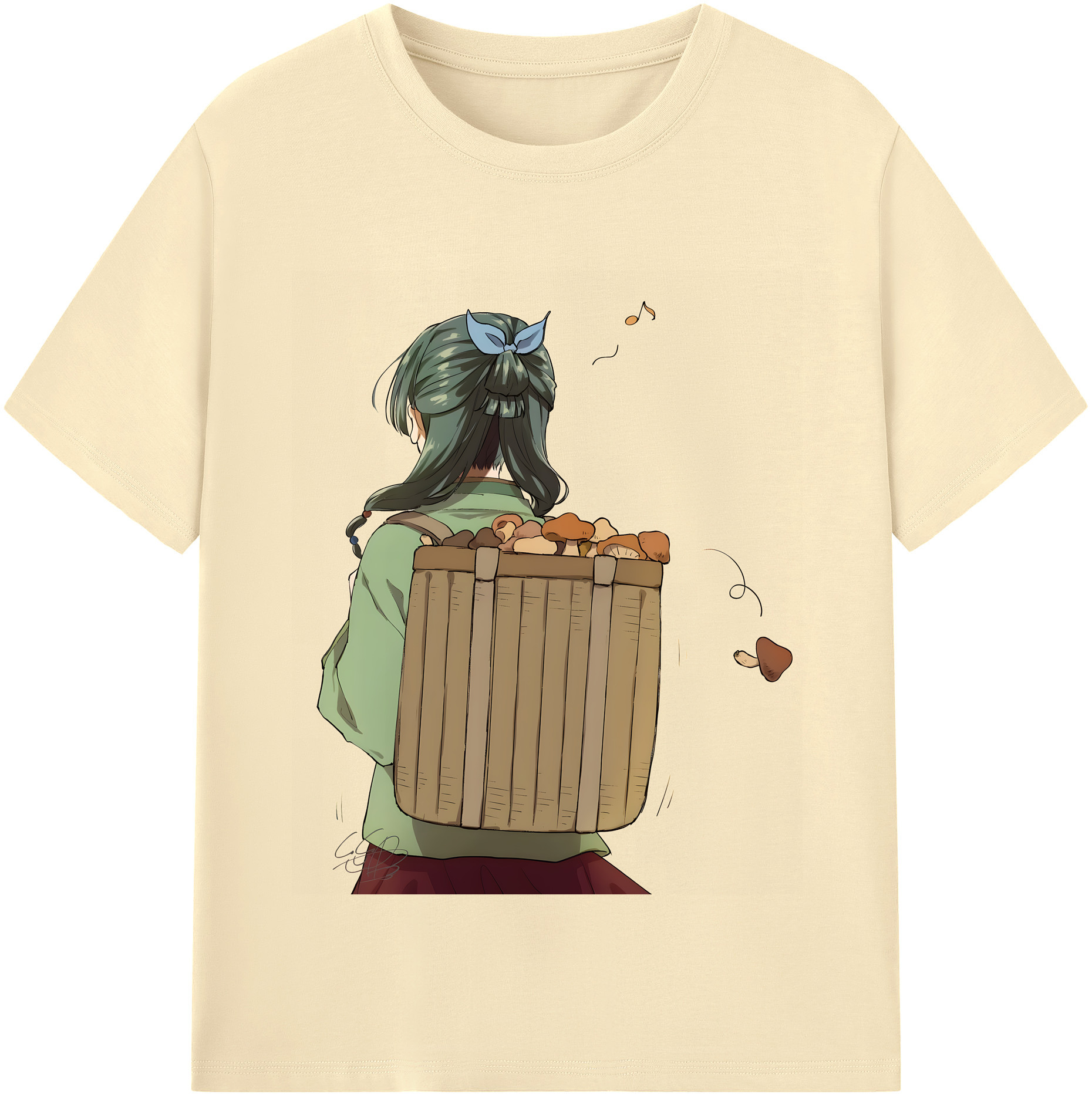 （画像用） 薬屋のひとりごと The Apothecary Diaries 綿100％半袖Tシャツ（フロントプリント）