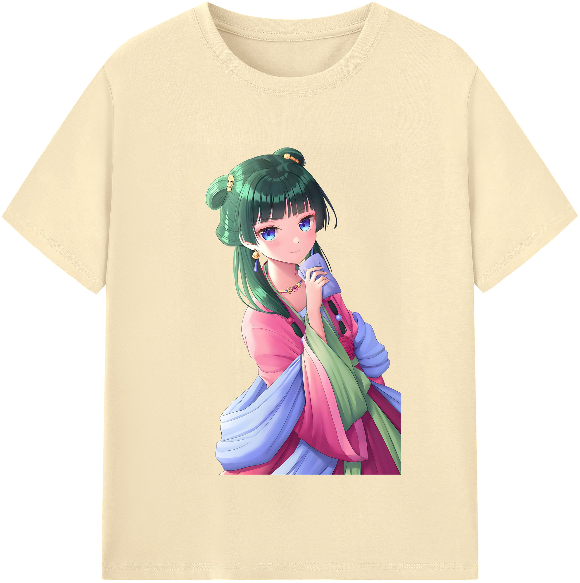 （画像用） 薬屋のひとりごと The Apothecary Diaries 綿100％半袖Tシャツ（フロントプリント）