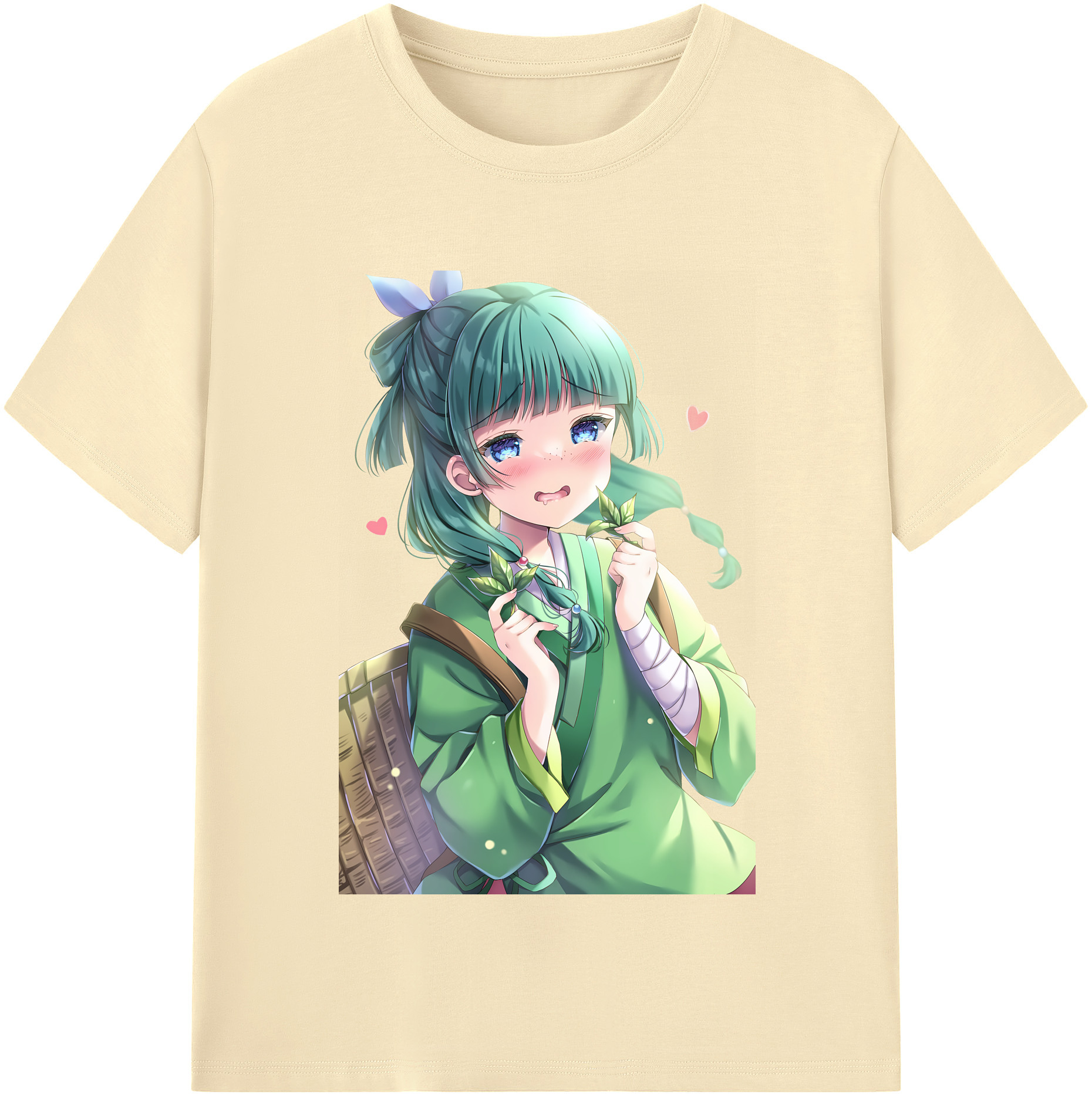 （画像用） 薬屋のひとりごと The Apothecary Diaries 綿100％半袖Tシャツ（フロントプリント）