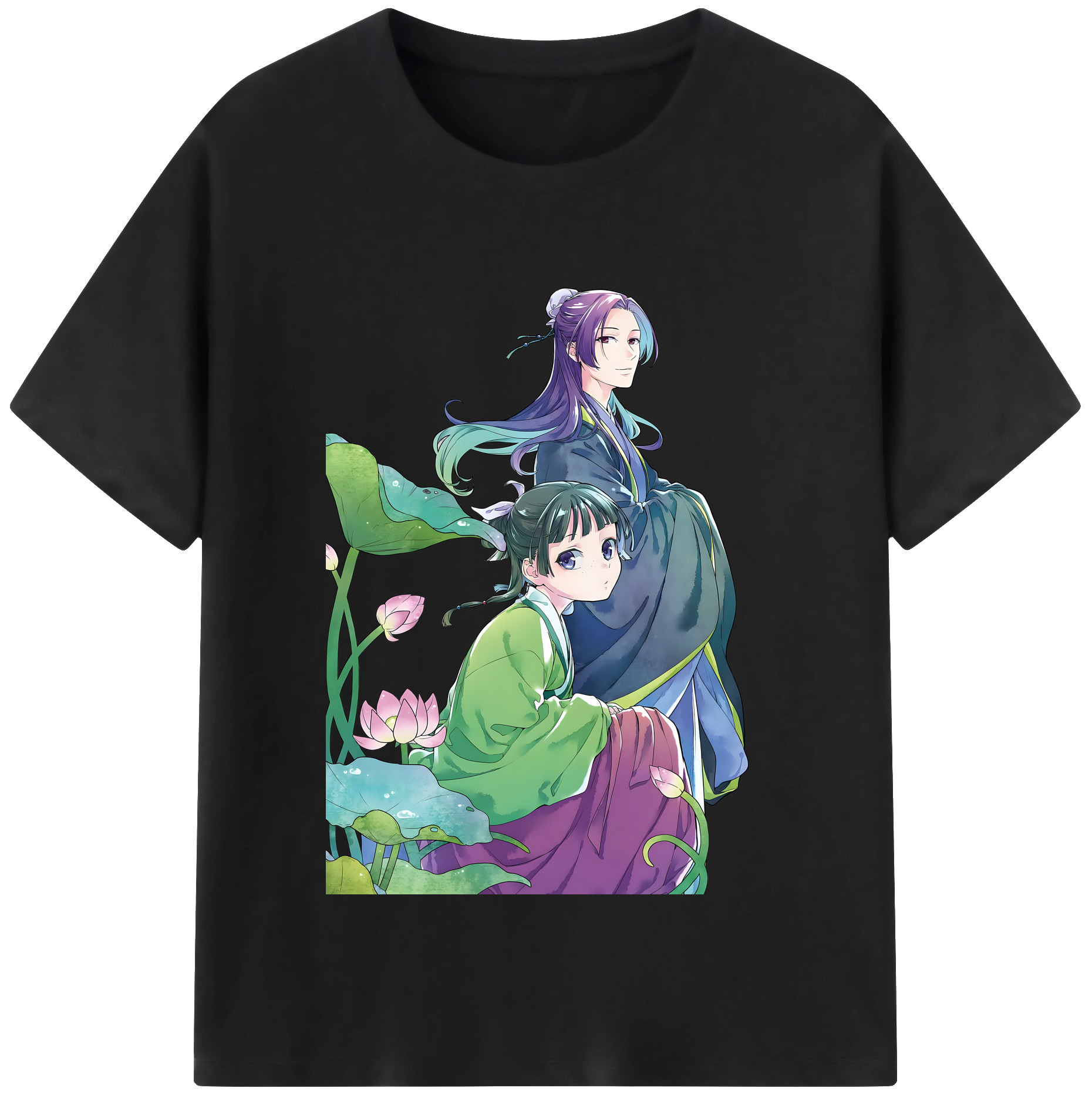 （画像用） 薬屋のひとりごと The Apothecary Diaries 綿100％半袖Tシャツ（フロントプリント）