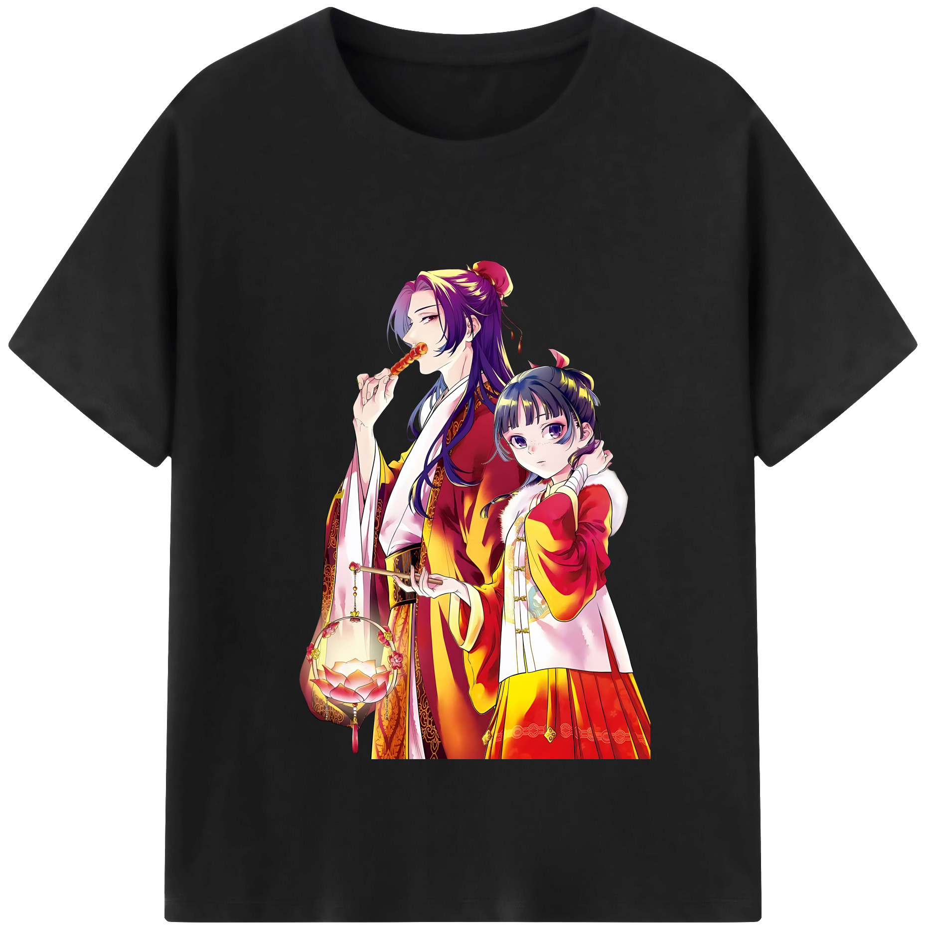 （画像用） 薬屋のひとりごと The Apothecary Diaries 綿100％半袖Tシャツ（フロントプリント）