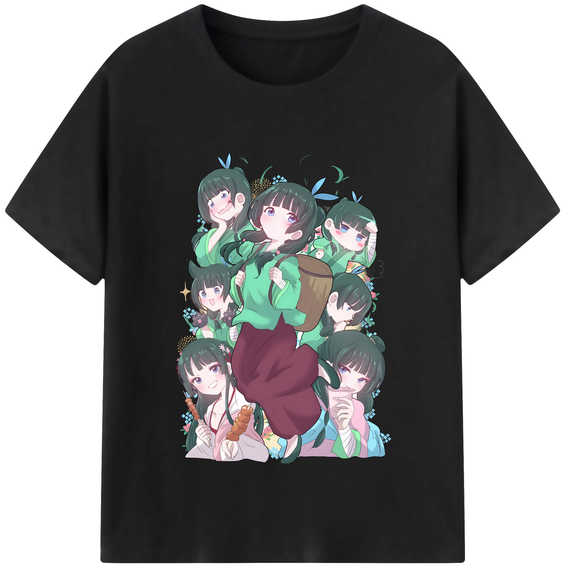（画像用） 薬屋のひとりごと The Apothecary Diaries 綿100％半袖Tシャツ（フロントプリント）