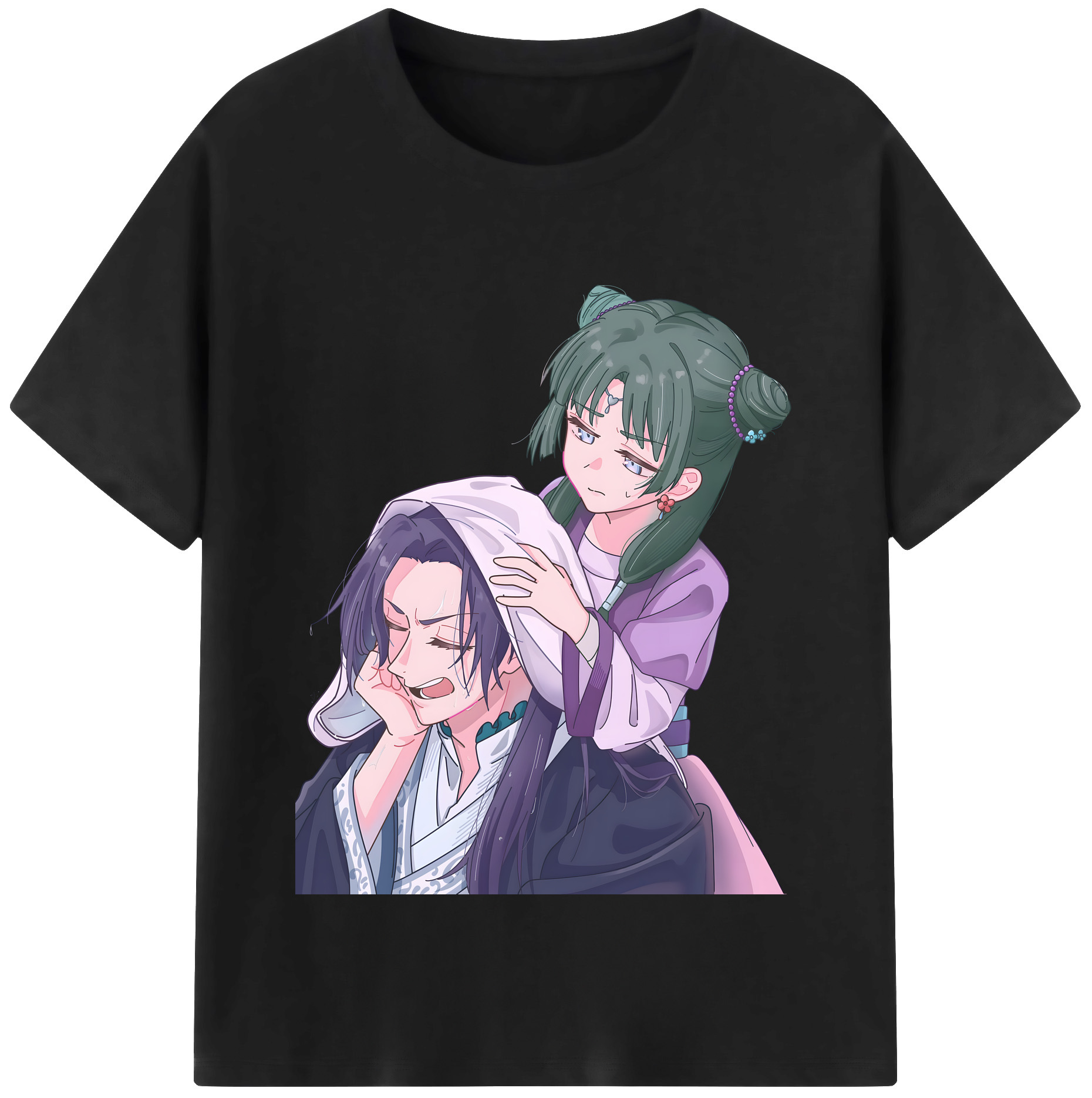 （画像用） 薬屋のひとりごと The Apothecary Diaries 綿100％半袖Tシャツ（フロントプリント）