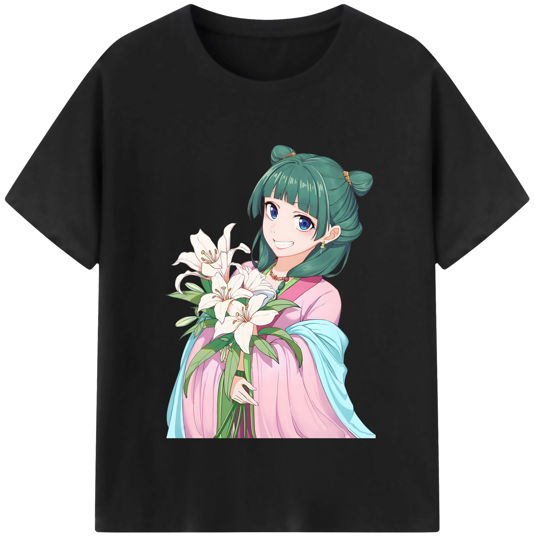 （画像用） 薬屋のひとりごと The Apothecary Diaries 綿100％半袖Tシャツ（フロントプリント）