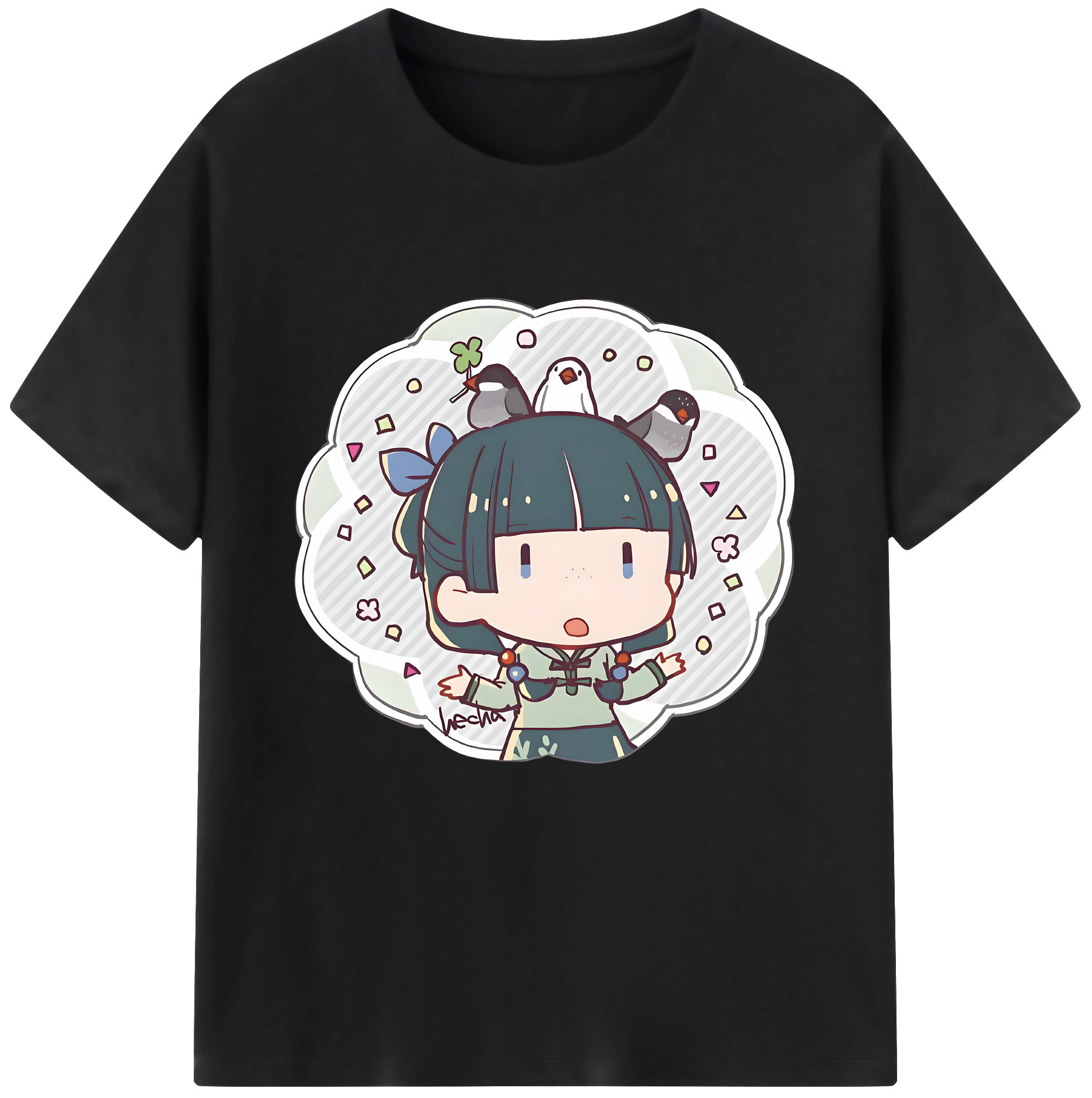 （画像用） 薬屋のひとりごと The Apothecary Diaries 綿100％半袖Tシャツ（フロントプリント）