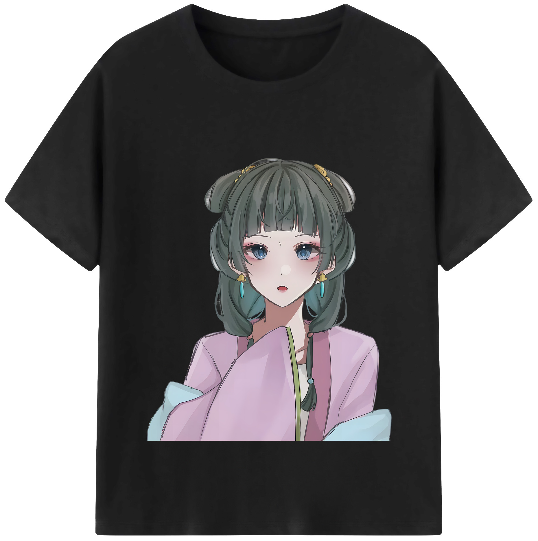 （画像用） 薬屋のひとりごと The Apothecary Diaries 綿100％半袖Tシャツ（フロントプリント）