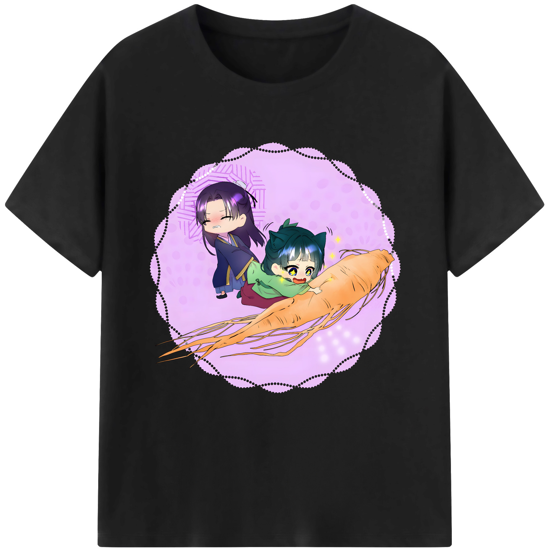 （画像用） 薬屋のひとりごと The Apothecary Diaries 綿100％半袖Tシャツ（フロントプリント）