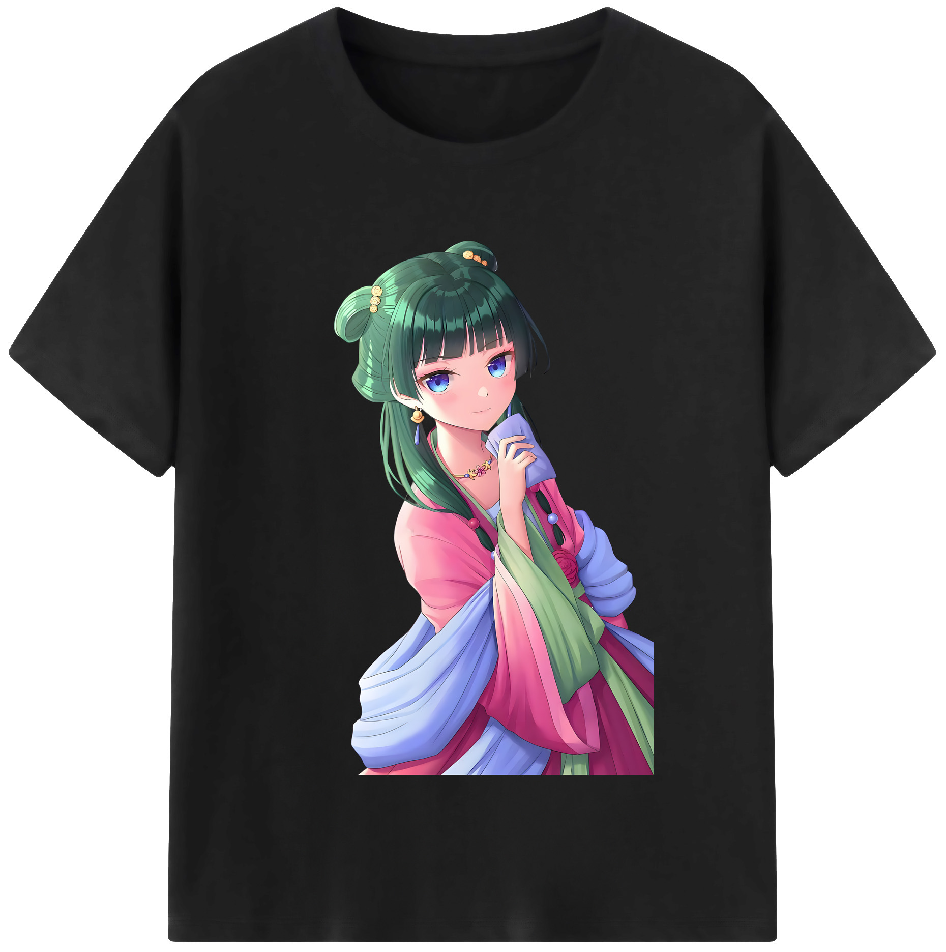 （画像用） 薬屋のひとりごと The Apothecary Diaries 綿100％半袖Tシャツ（フロントプリント）