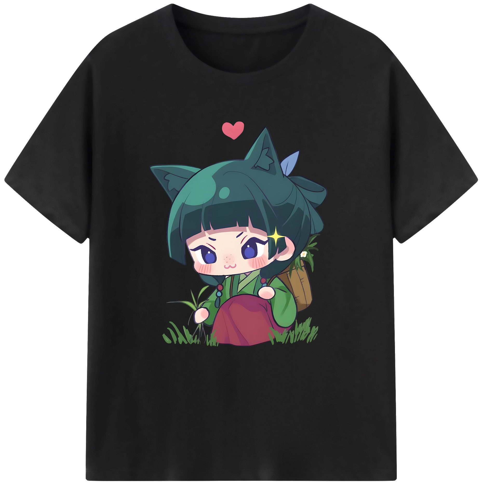 （画像用） 薬屋のひとりごと The Apothecary Diaries 綿100％半袖Tシャツ（フロントプリント）
