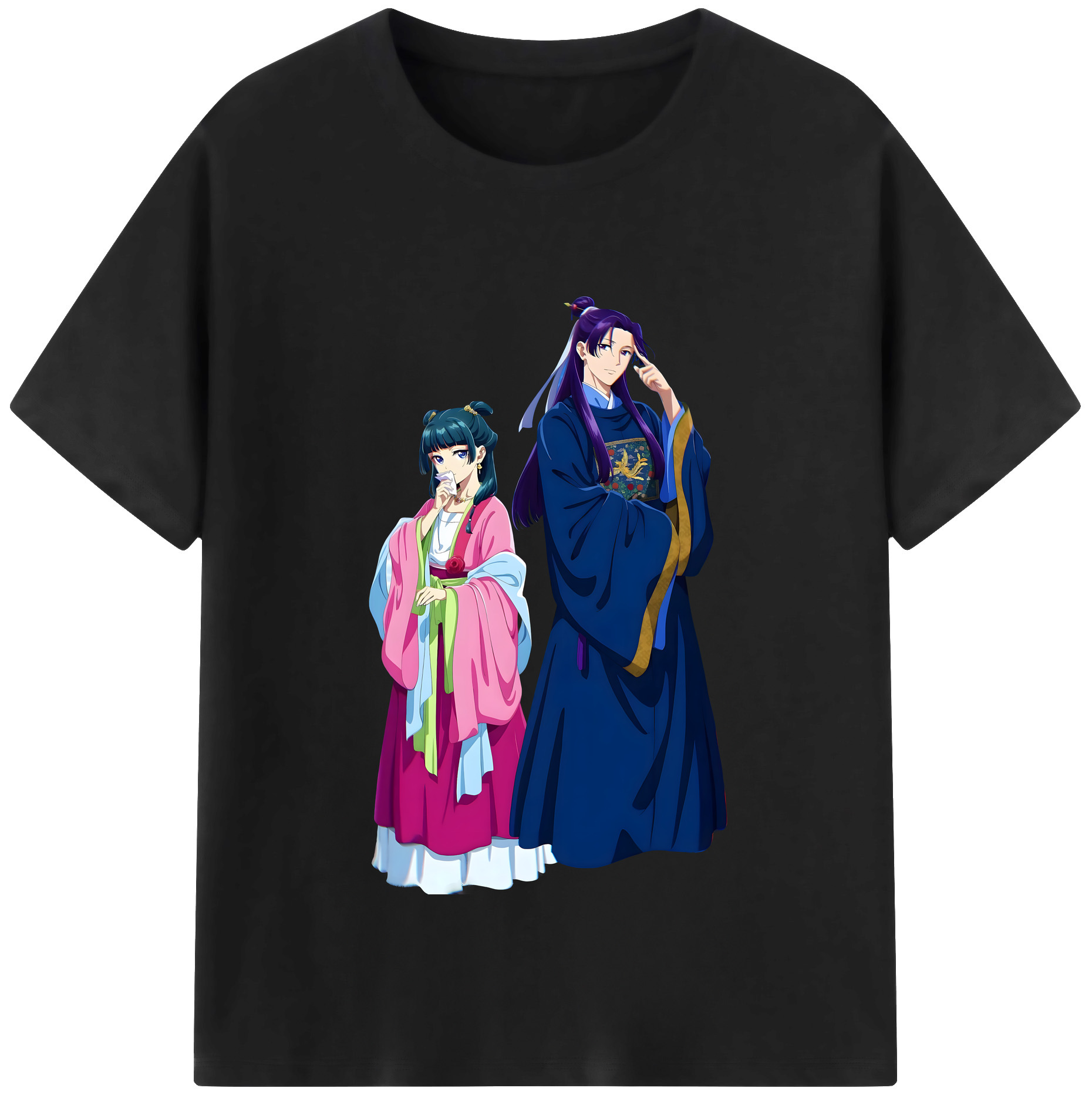 （画像用） 薬屋のひとりごと The Apothecary Diaries 綿100％半袖Tシャツ（フロントプリント）