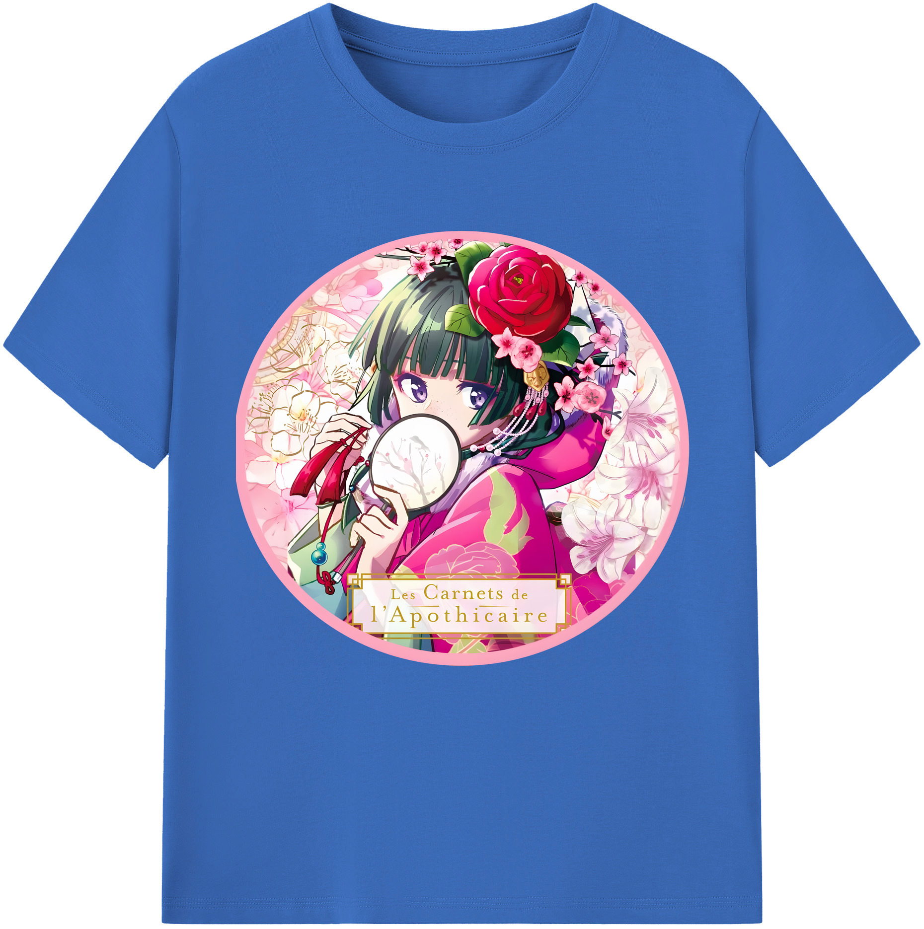 （画像用） 薬屋のひとりごと The Apothecary Diaries 綿100％半袖Tシャツ（フロントプリント）