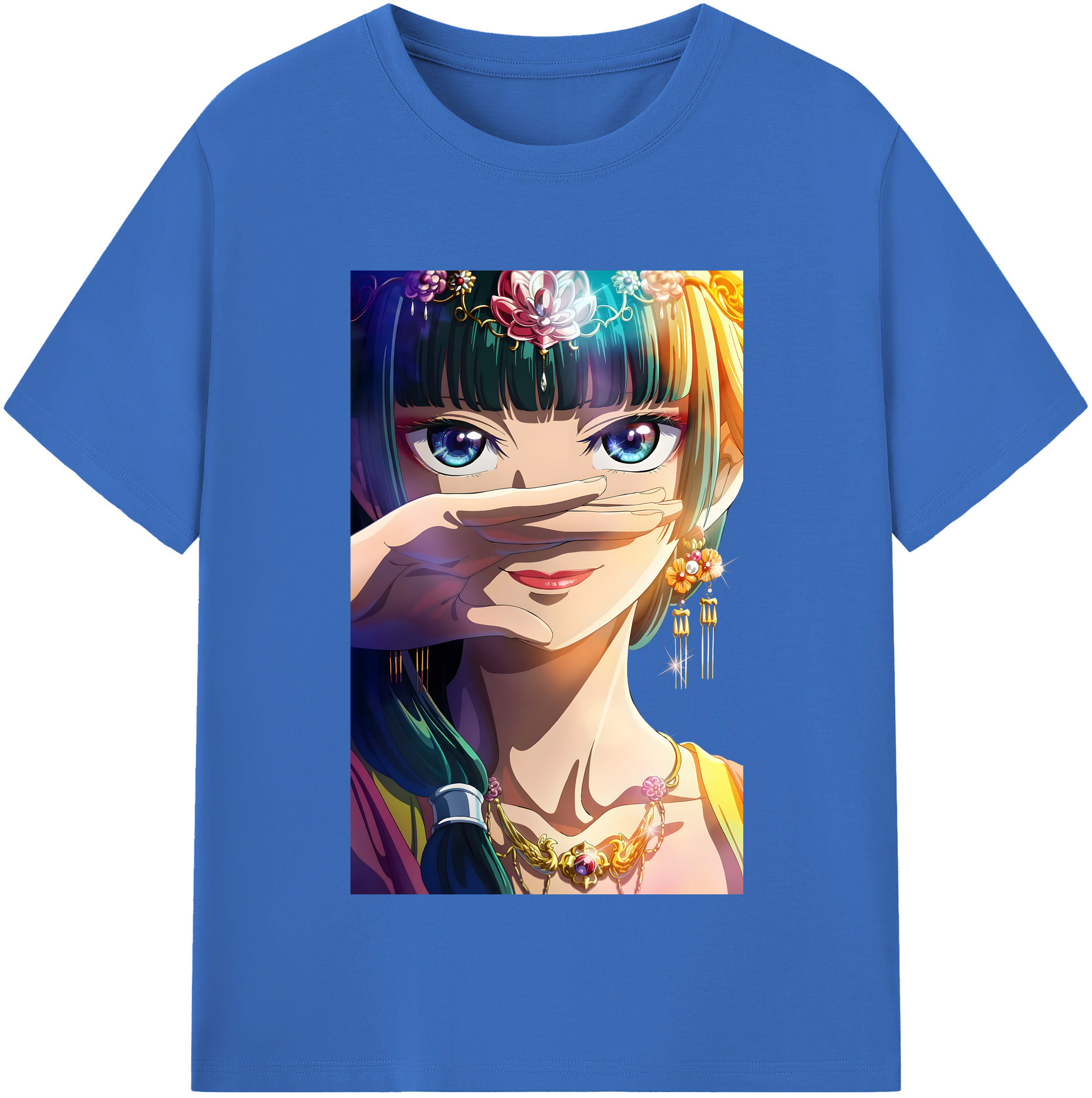 （画像用） 薬屋のひとりごと The Apothecary Diaries 綿100％半袖Tシャツ（フロントプリント）