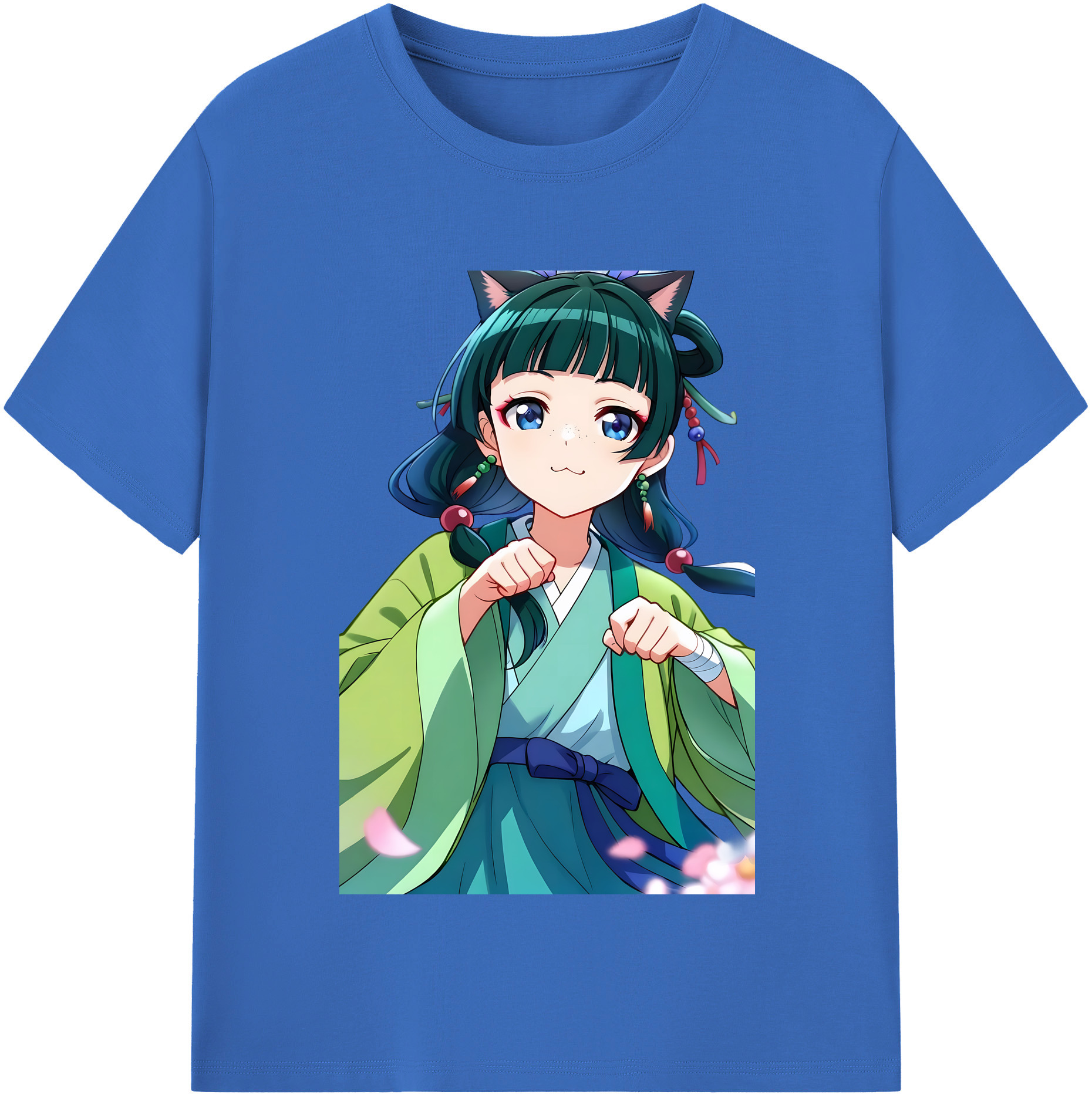 （画像用） 薬屋のひとりごと The Apothecary Diaries 綿100％半袖Tシャツ（フロントプリント）