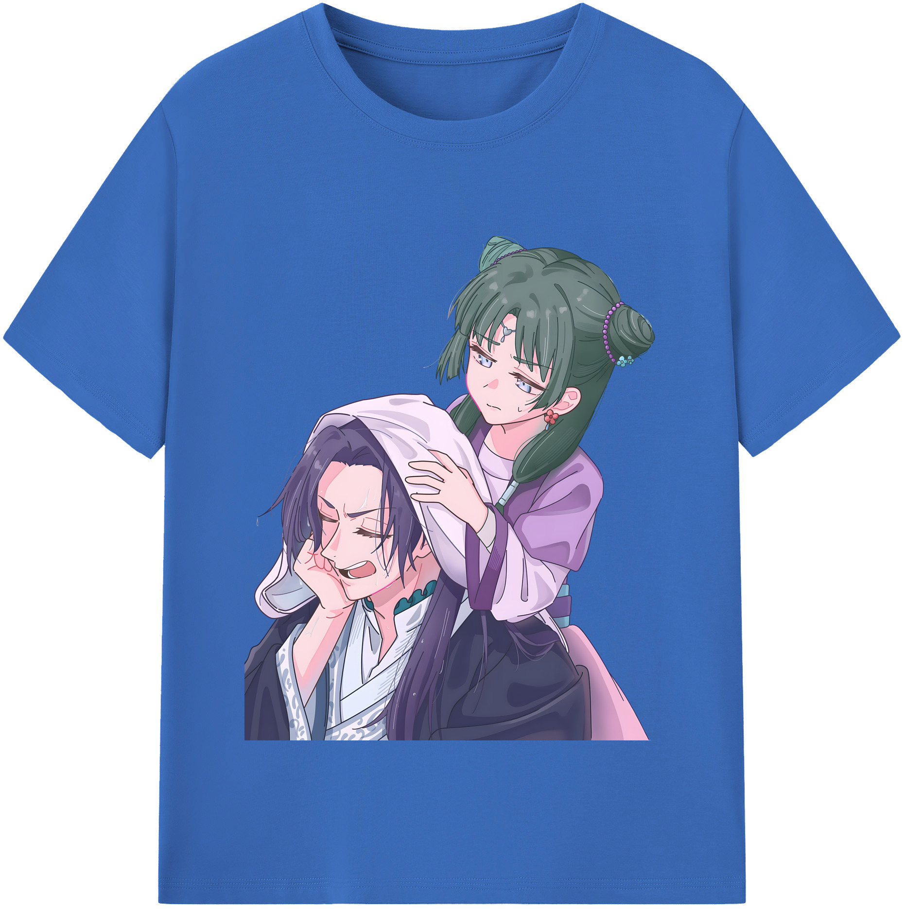 （画像用） 薬屋のひとりごと The Apothecary Diaries 綿100％半袖Tシャツ（フロントプリント）