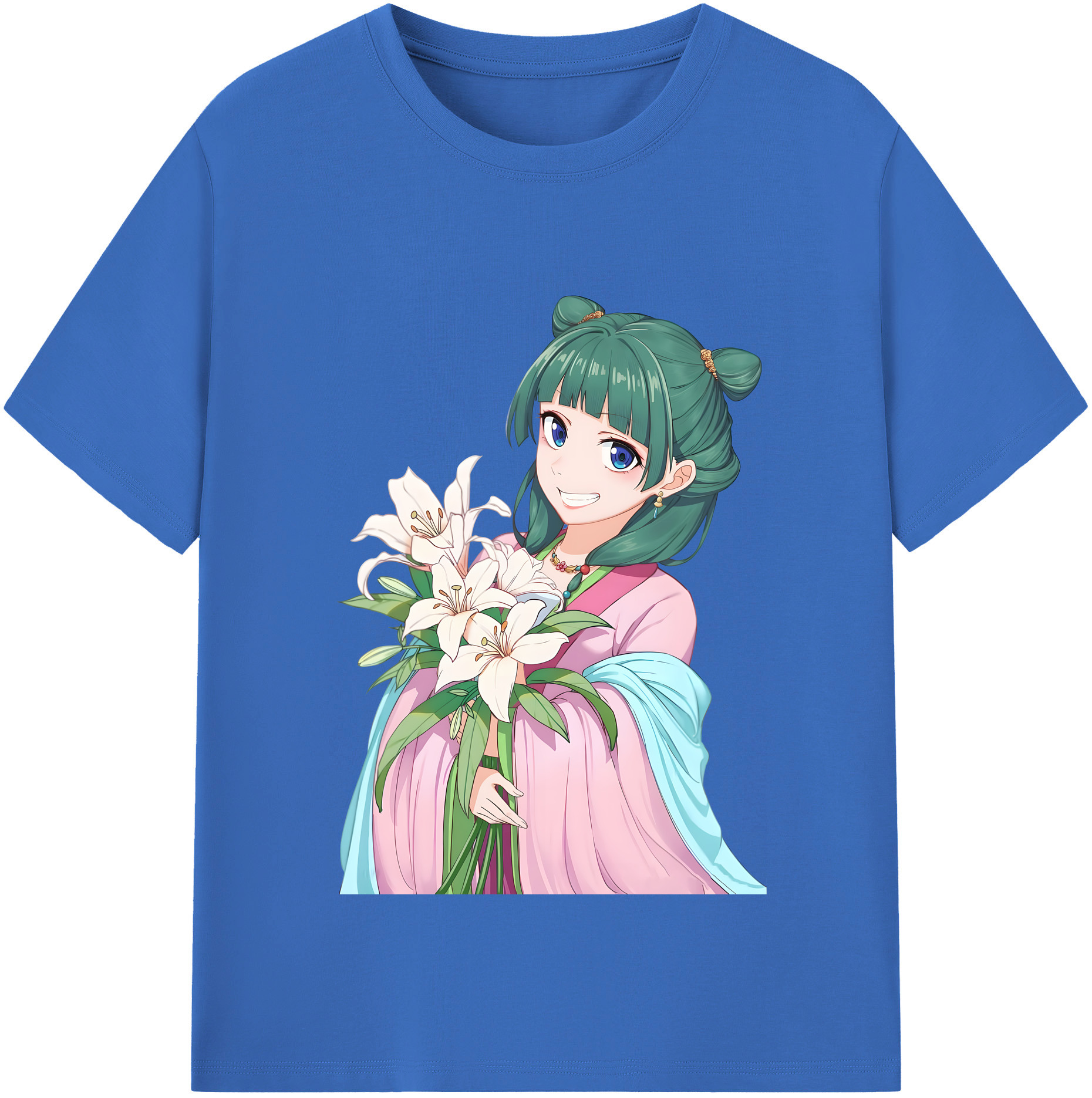 （画像用） 薬屋のひとりごと The Apothecary Diaries 綿100％半袖Tシャツ（フロントプリント）