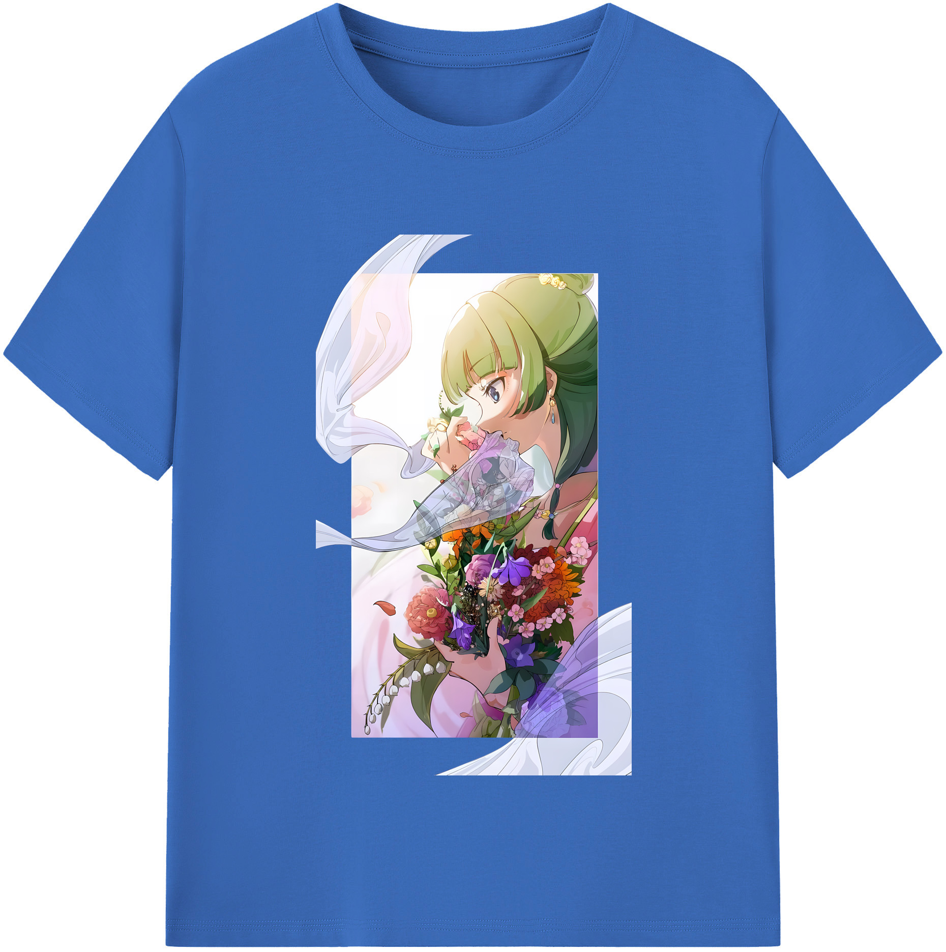 （画像用） 薬屋のひとりごと The Apothecary Diaries 綿100％半袖Tシャツ（フロントプリント）
