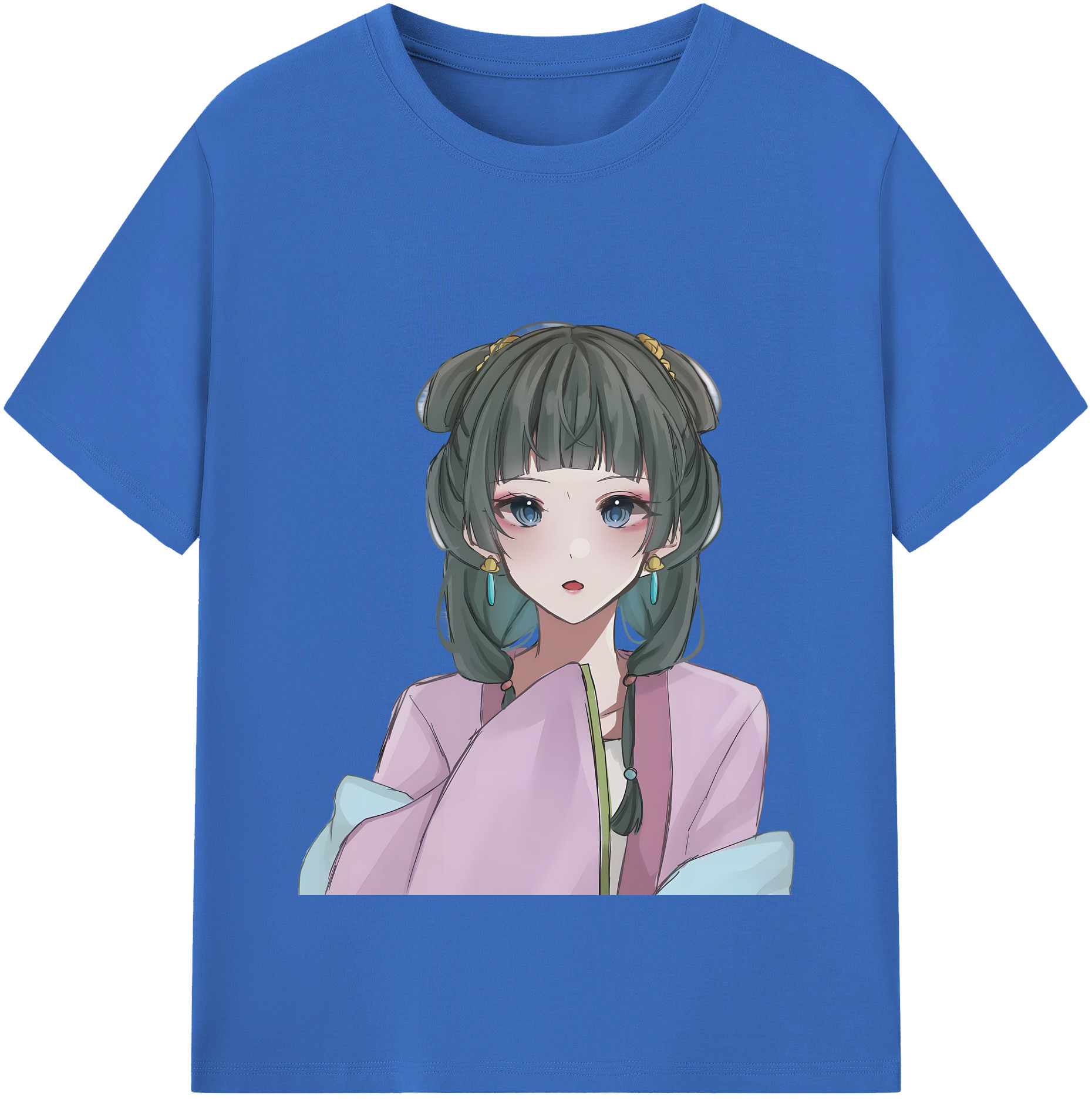 （画像用） 薬屋のひとりごと The Apothecary Diaries 綿100％半袖Tシャツ（フロントプリント）