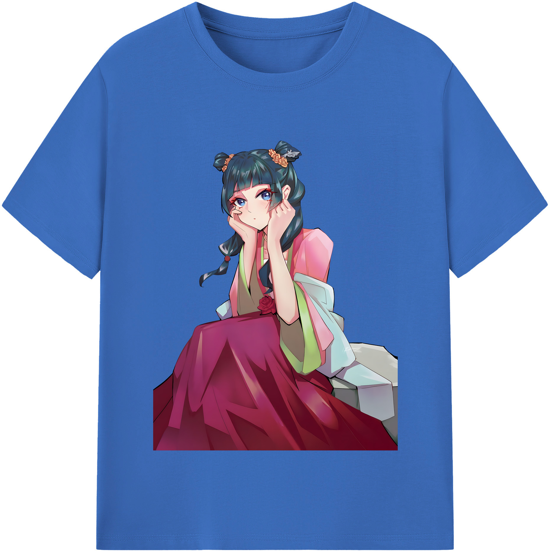 （画像用） 薬屋のひとりごと The Apothecary Diaries 綿100％半袖Tシャツ（フロントプリント）