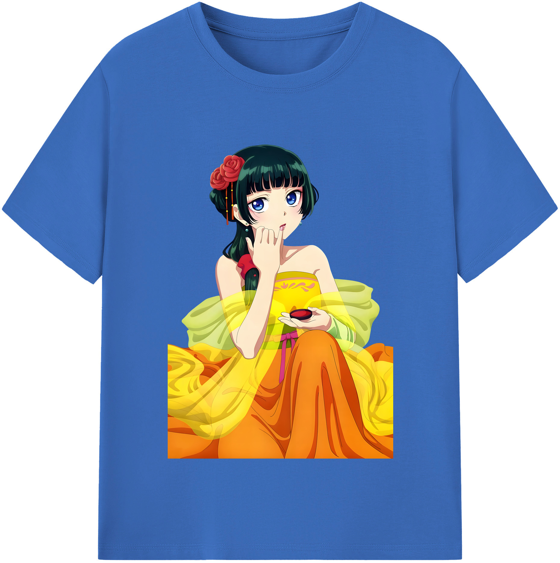 （画像用） 薬屋のひとりごと The Apothecary Diaries 綿100％半袖Tシャツ（フロントプリント）