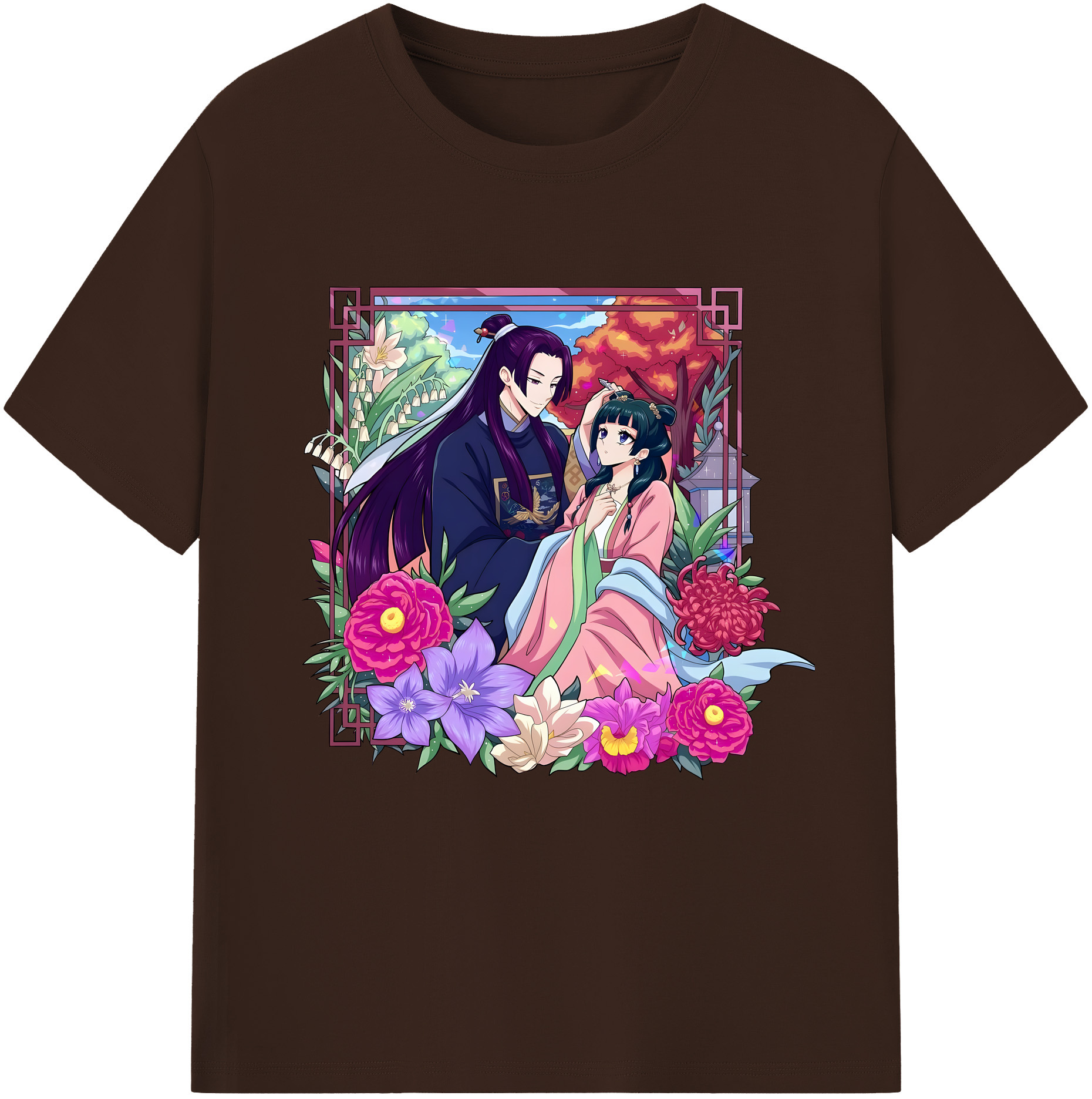 （画像用） 薬屋のひとりごと The Apothecary Diaries 綿100％半袖Tシャツ（フロントプリント）